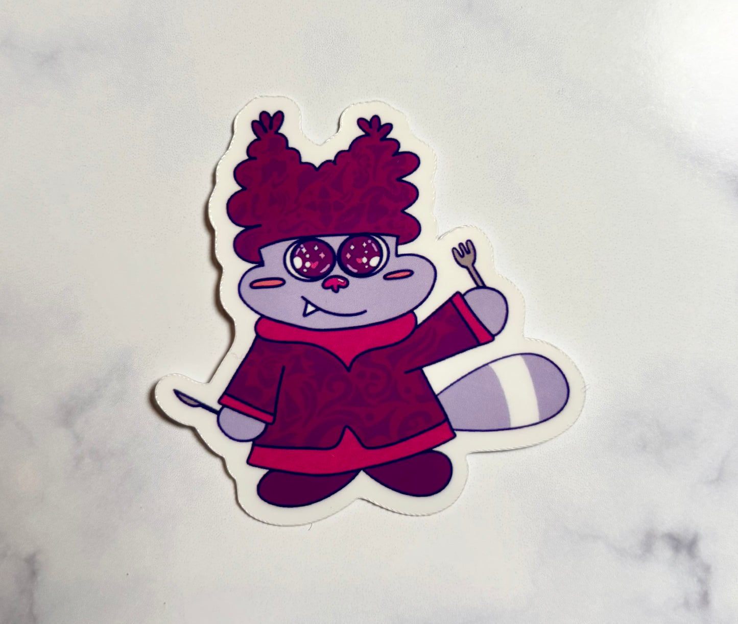 Chowder Sticker, Cartoon Network Sticker, Kawaii Sticker, Anime Sticker, Gift For him, Gift For her, Personalized gift, Birthday Gift/favors