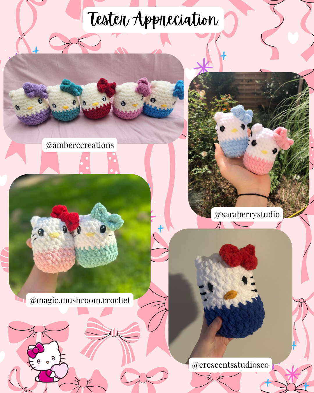 Low Sew/No Sew Kawaii Cat Bean PDF file