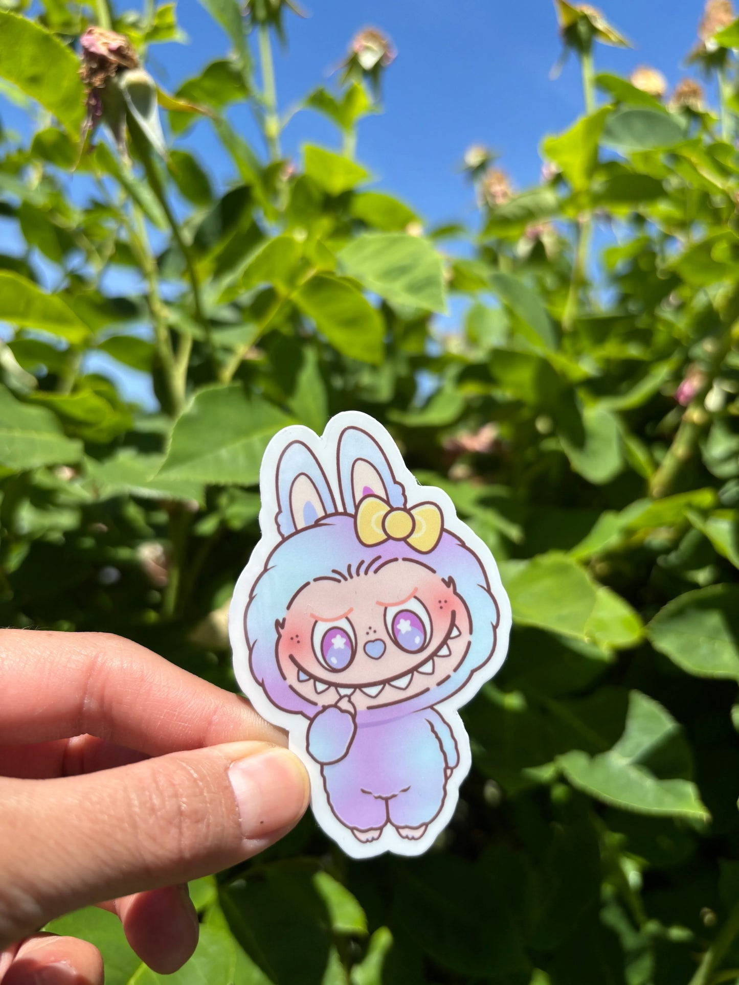 Labubu The Monsters Inspired Stickers NEW COLORS Big Into Energy|waterproof|Decal|