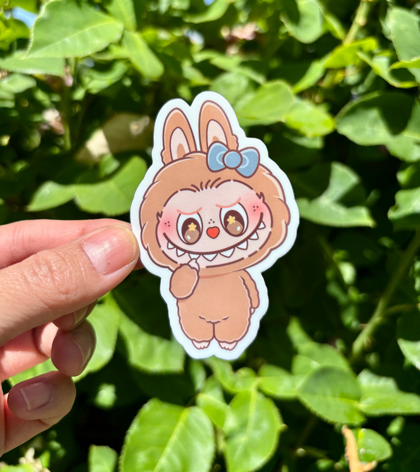Labubu Macaron Stickers: Glossy, Waterproof Laptop/Water Bottle Decals