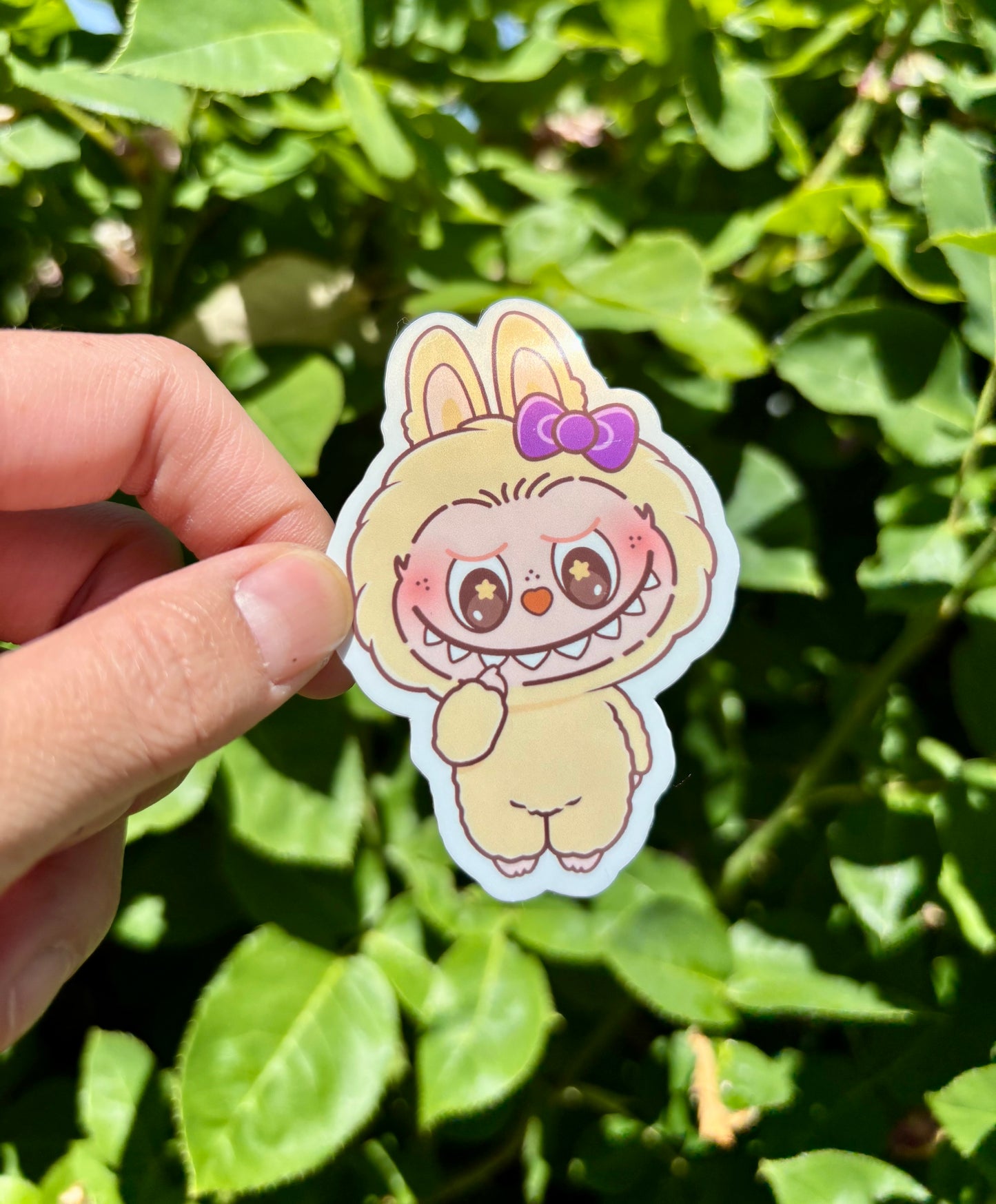 Labubu Macaron Stickers: Glossy, Waterproof Laptop/Water Bottle Decals
