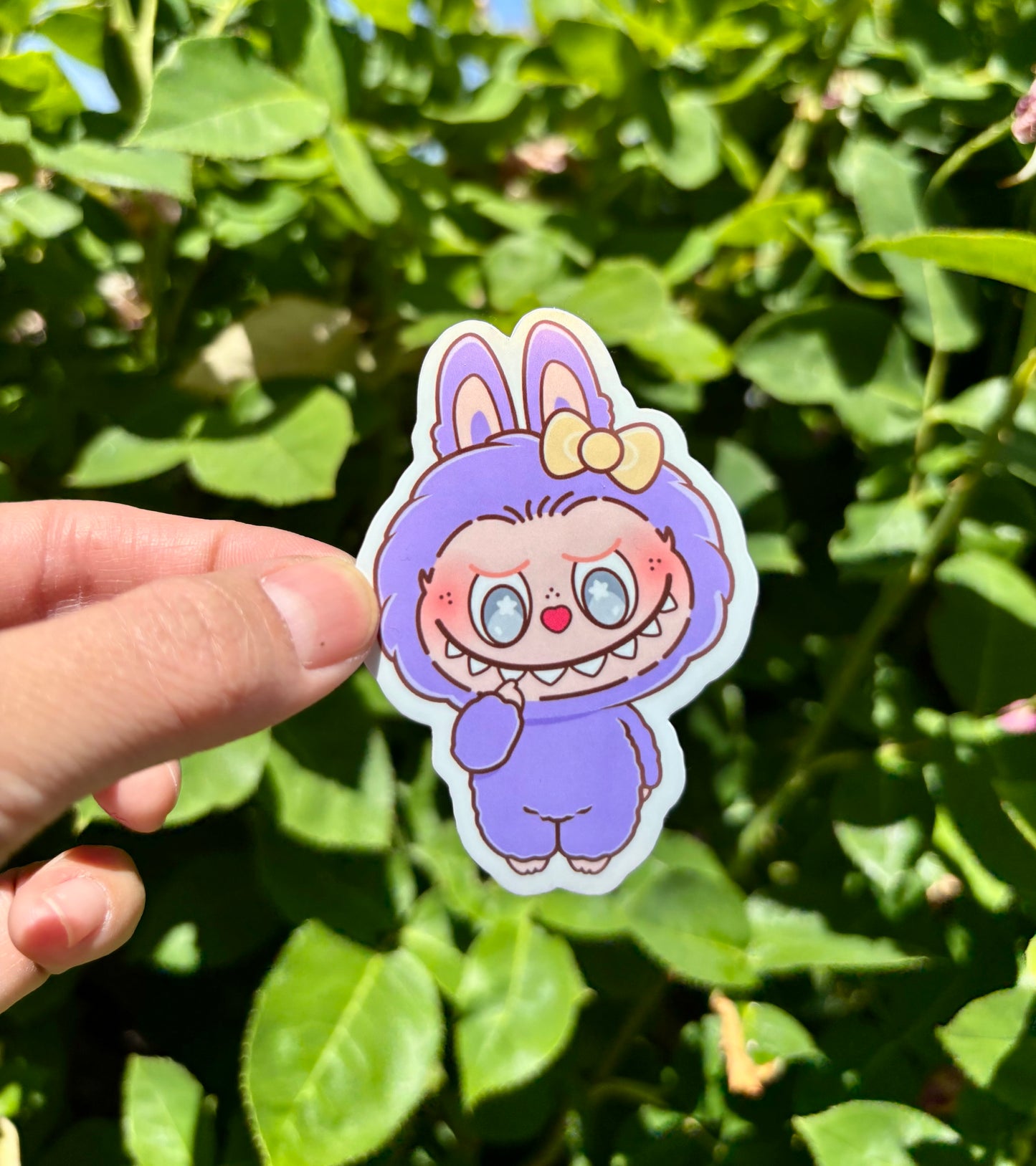 Labubu Macaron Stickers: Glossy, Waterproof Laptop/Water Bottle Decals