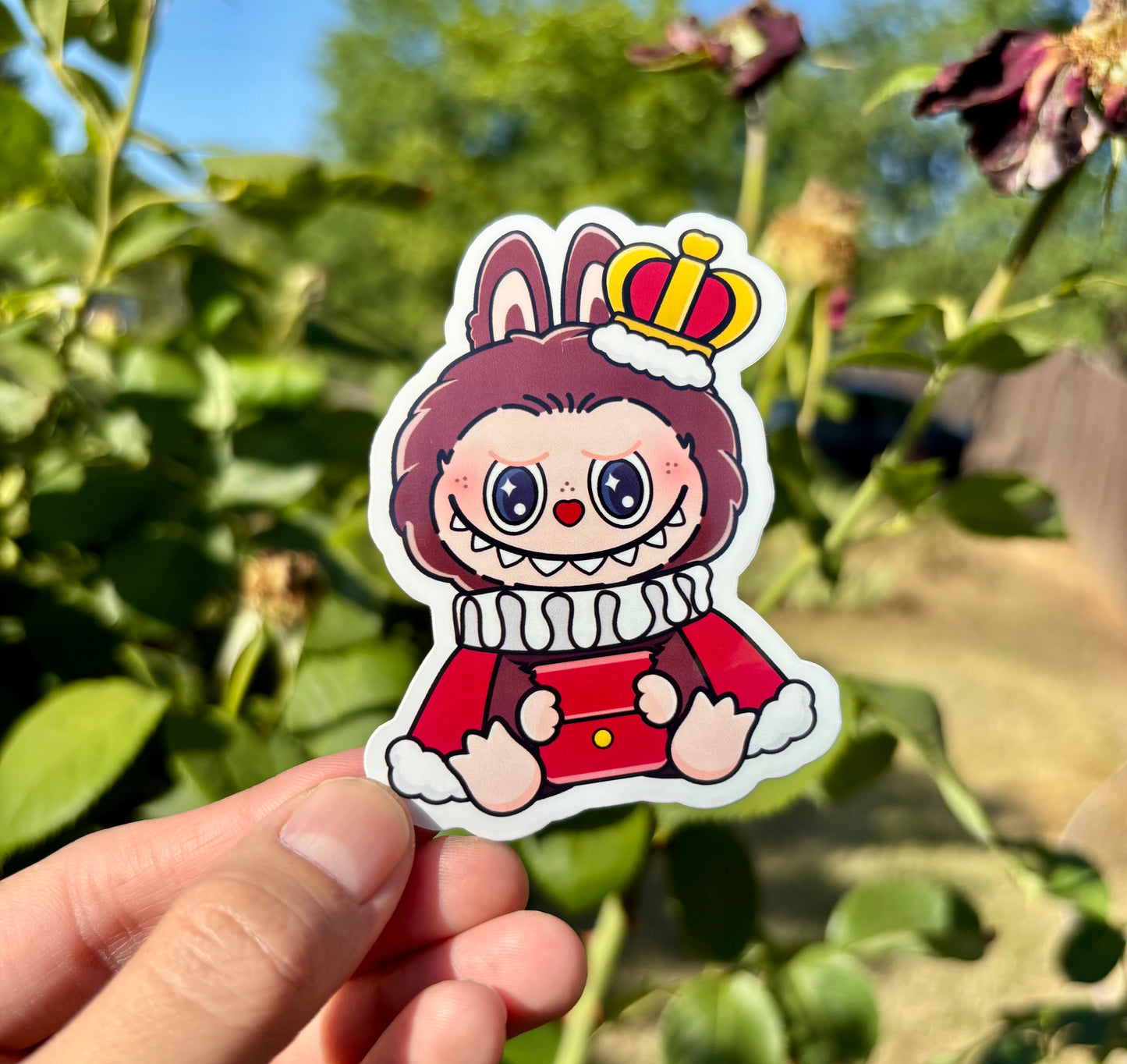 Labubu Monsters Checkmate Stickers: Waterproof Phone, Laptop, Water Bottle Decals