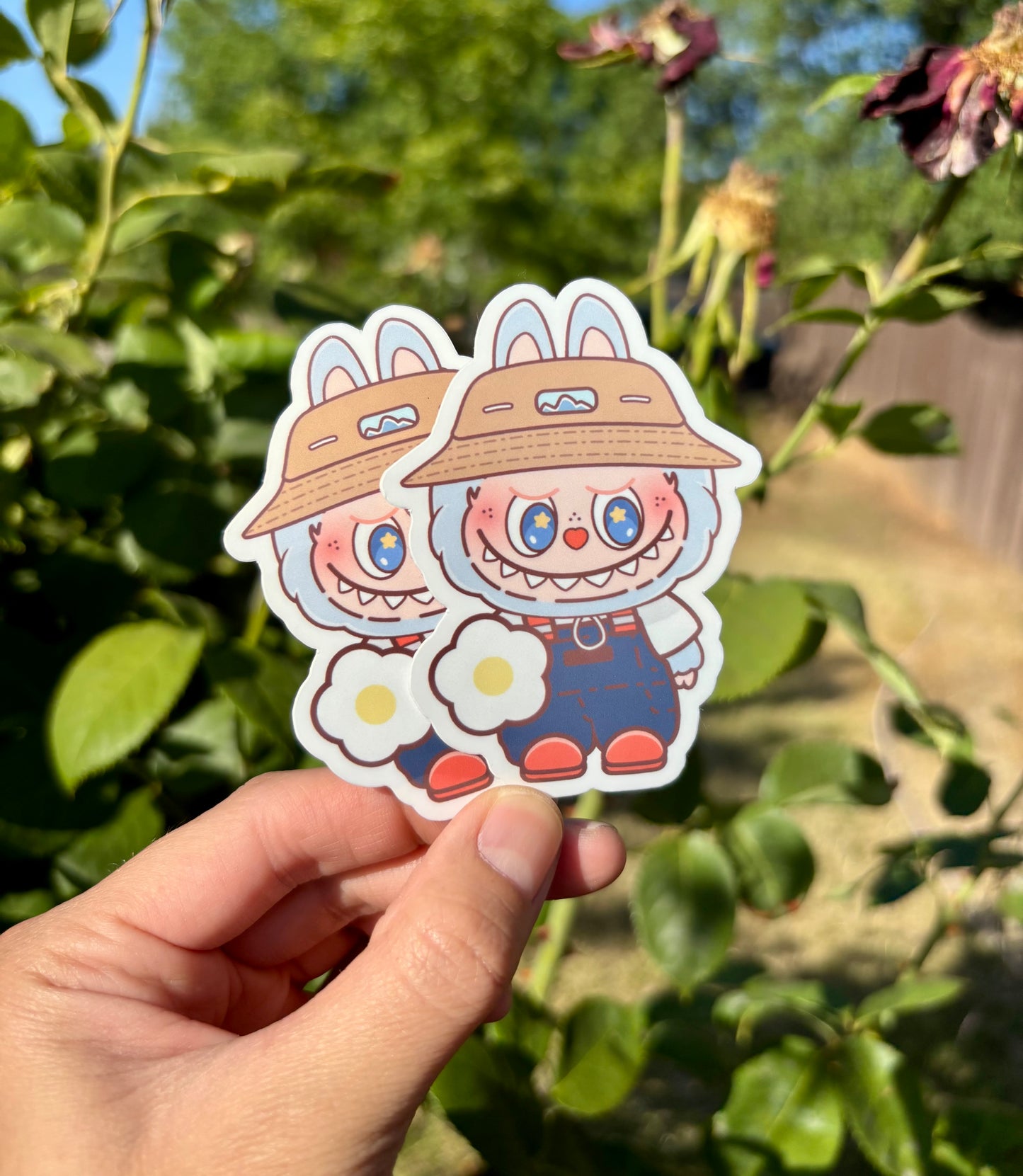 Labubu Stickers: Fall in Wild Series, Waterproof Laptop/Water Bottle Decals