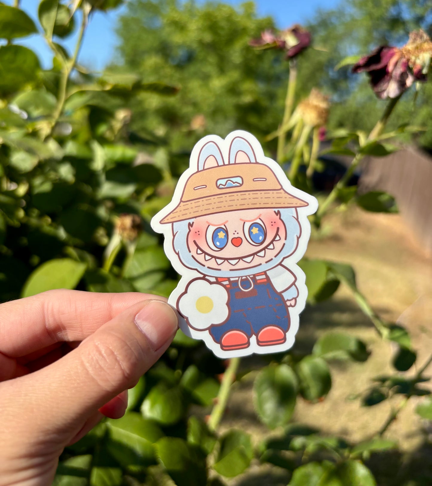 Labubu Stickers: Fall in Wild Series, Waterproof Laptop/Water Bottle Decals