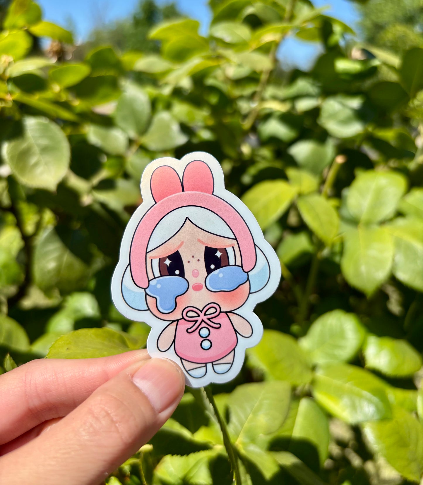 Crybaby Stickers: Glossy Waterproof Decals for Laptop, Water Bottle