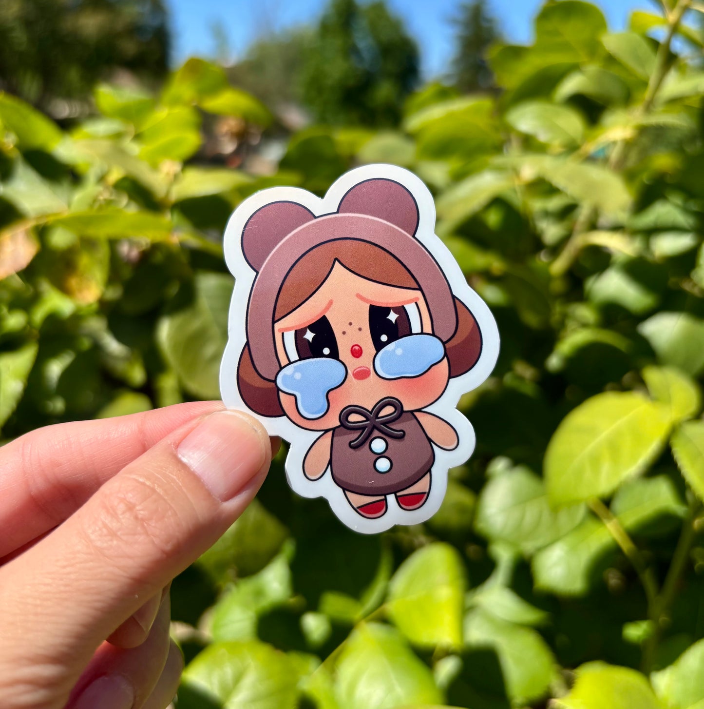 Crybaby Stickers: Glossy Waterproof Decals for Laptop, Water Bottle
