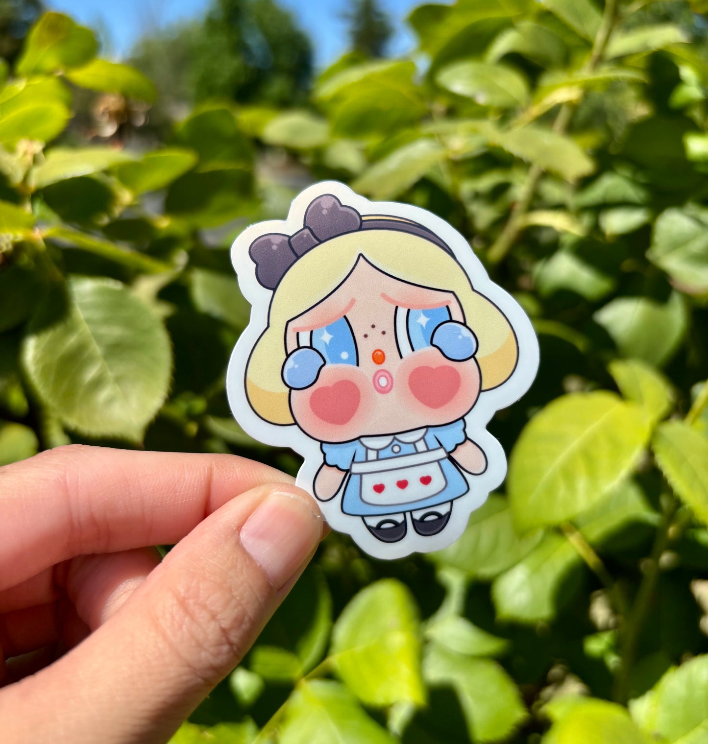 Crybaby Stickers: Glossy Waterproof Decals for Laptop, Water Bottle