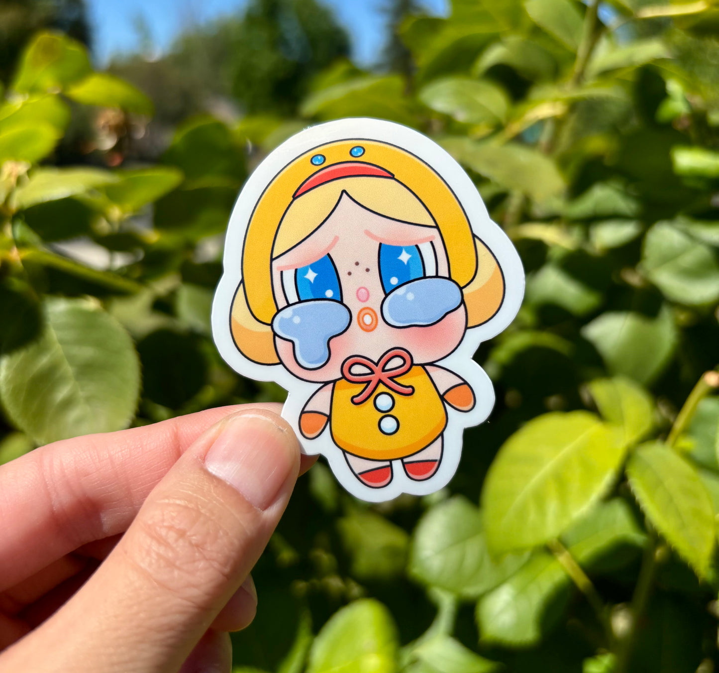 Crybaby Stickers: Glossy Waterproof Decals for Laptop, Water Bottle