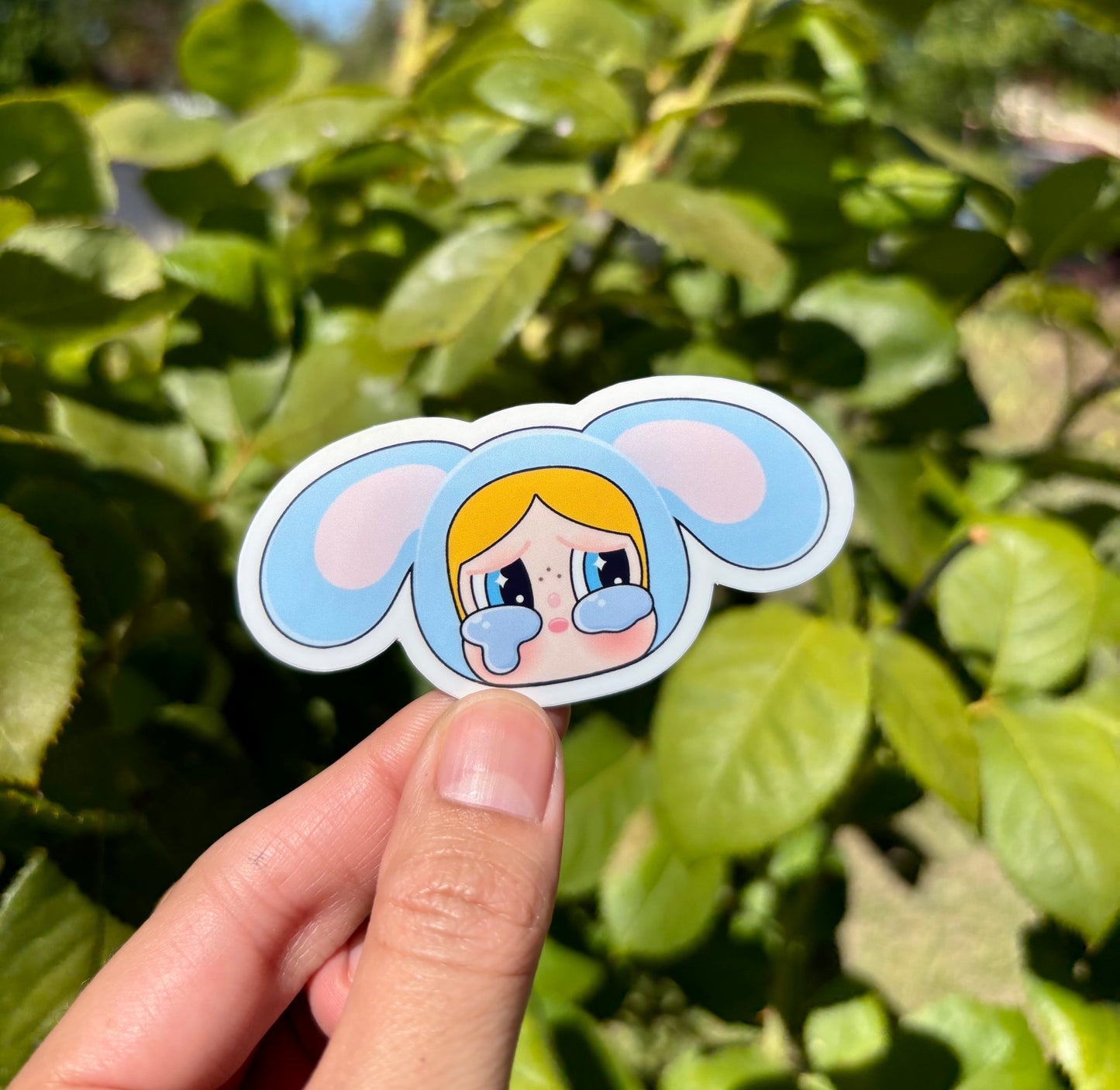 Crybaby Powerpuff Girls Sticker: Glossy Laptop, Water Bottle Decal