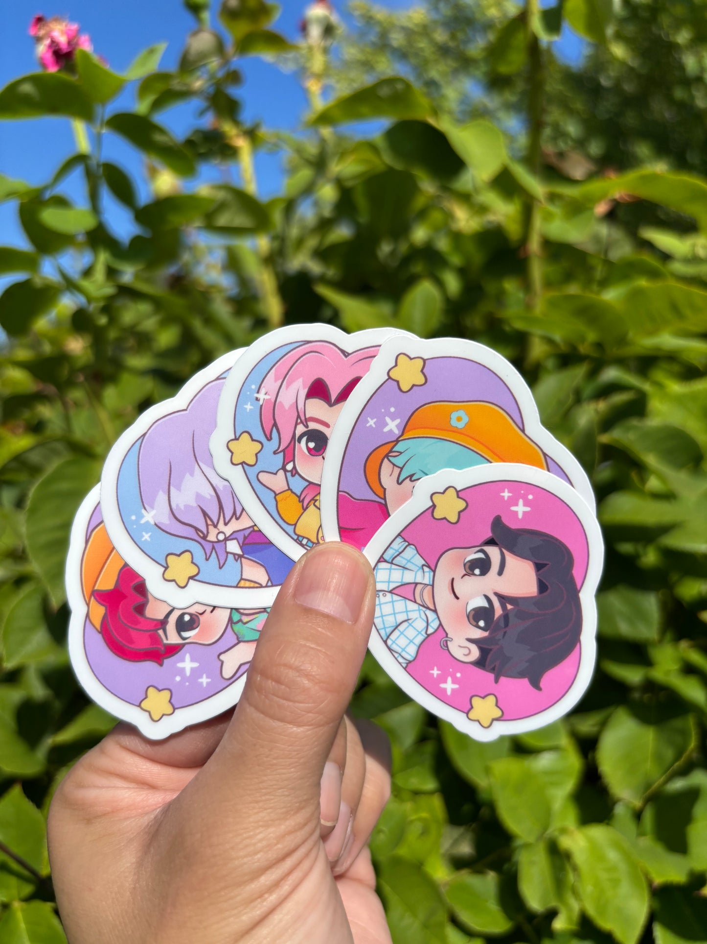 Kpop Demon Hunter Huntrix Girls Stickers