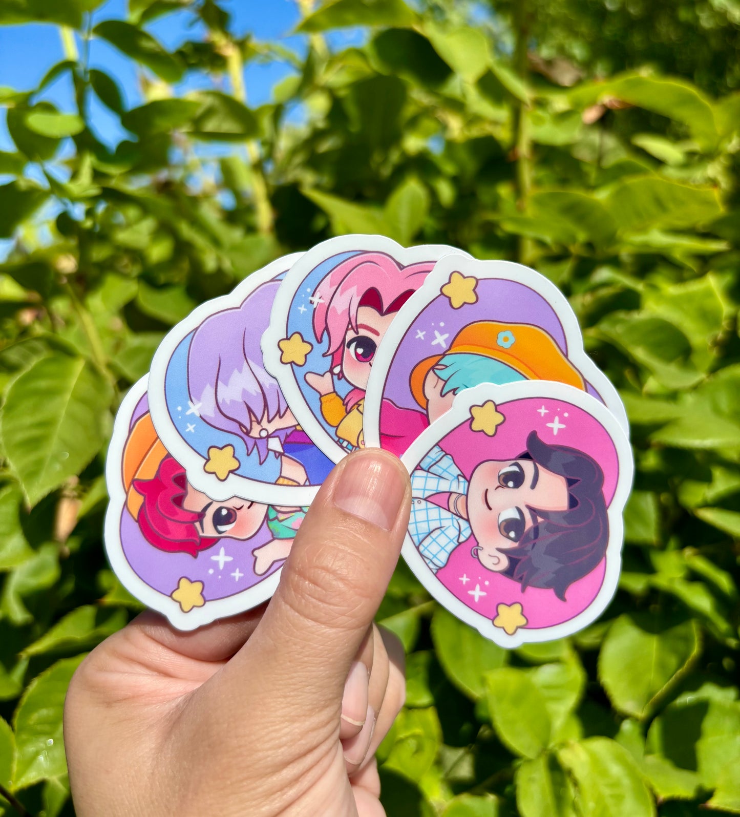 Kpop Demon Hunter Huntrix Girls Stickers