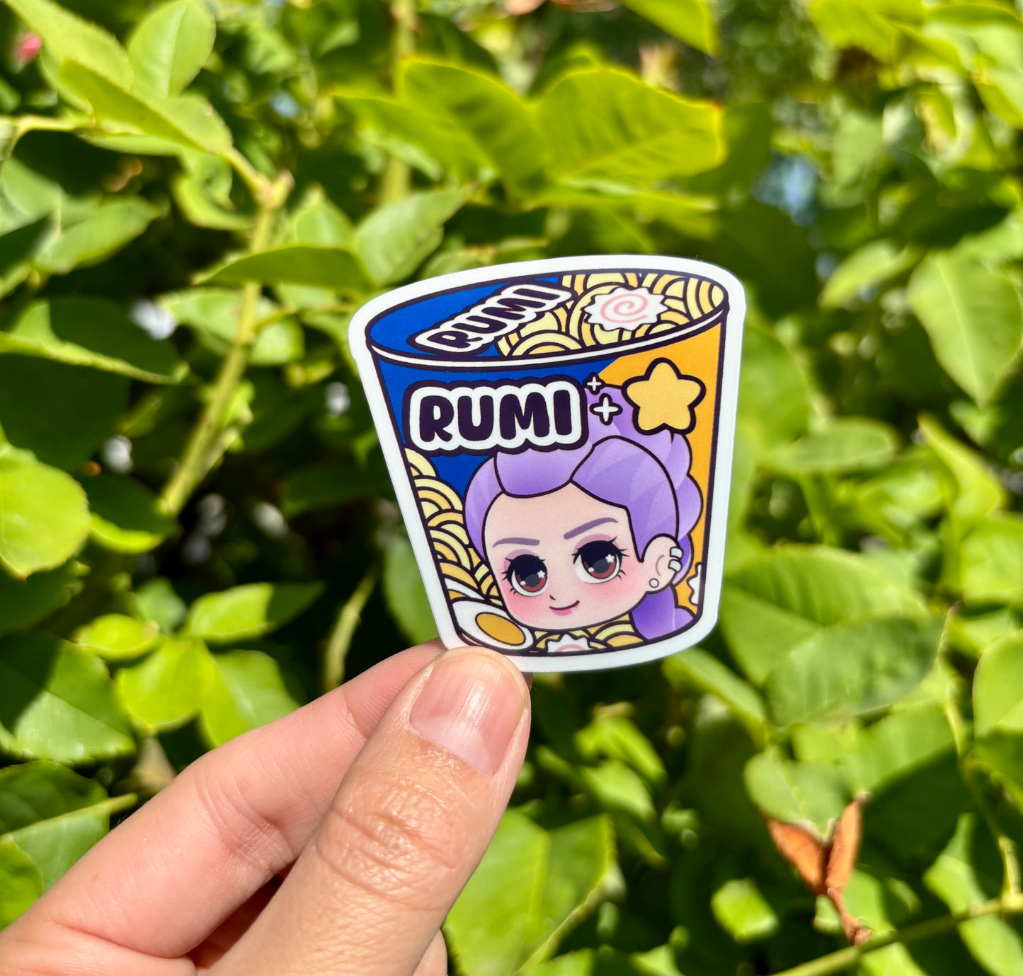 Kpop Demon Hunter Ramen Huntrix Girls Stickers