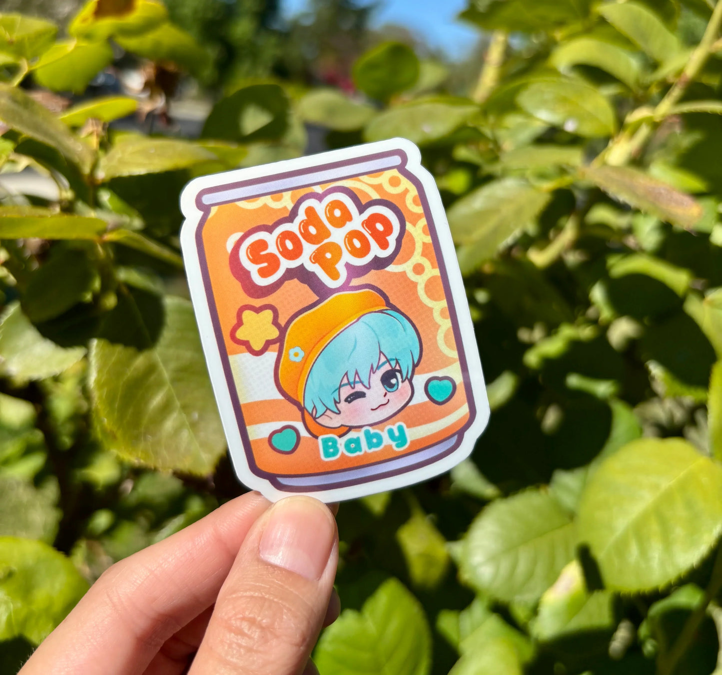 Kpop Demon Hunter Soda Pop Stickers – Waterproof Glossy Vinyl Sticker Set