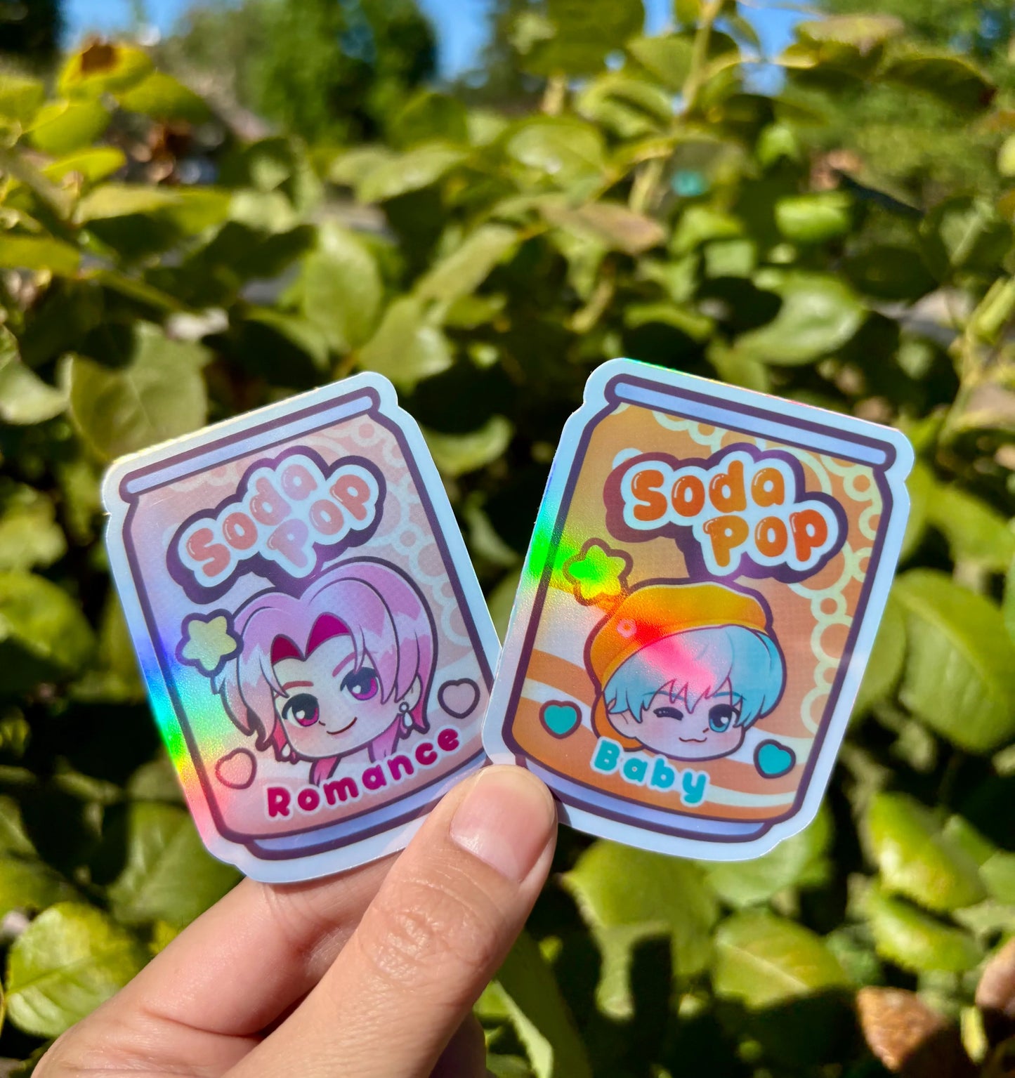 Kpop Demon Hunter Soda Pop Stickers – Waterproof Glossy Vinyl Sticker Set