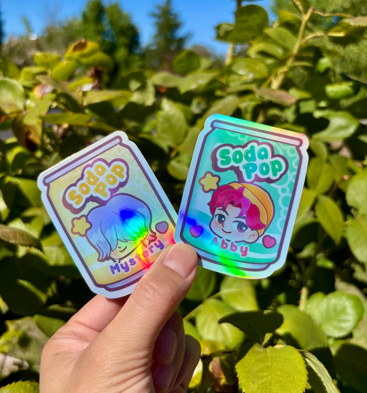 Kpop Demon Hunter Soda Pop Stickers – Waterproof Glossy Vinyl Sticker Set