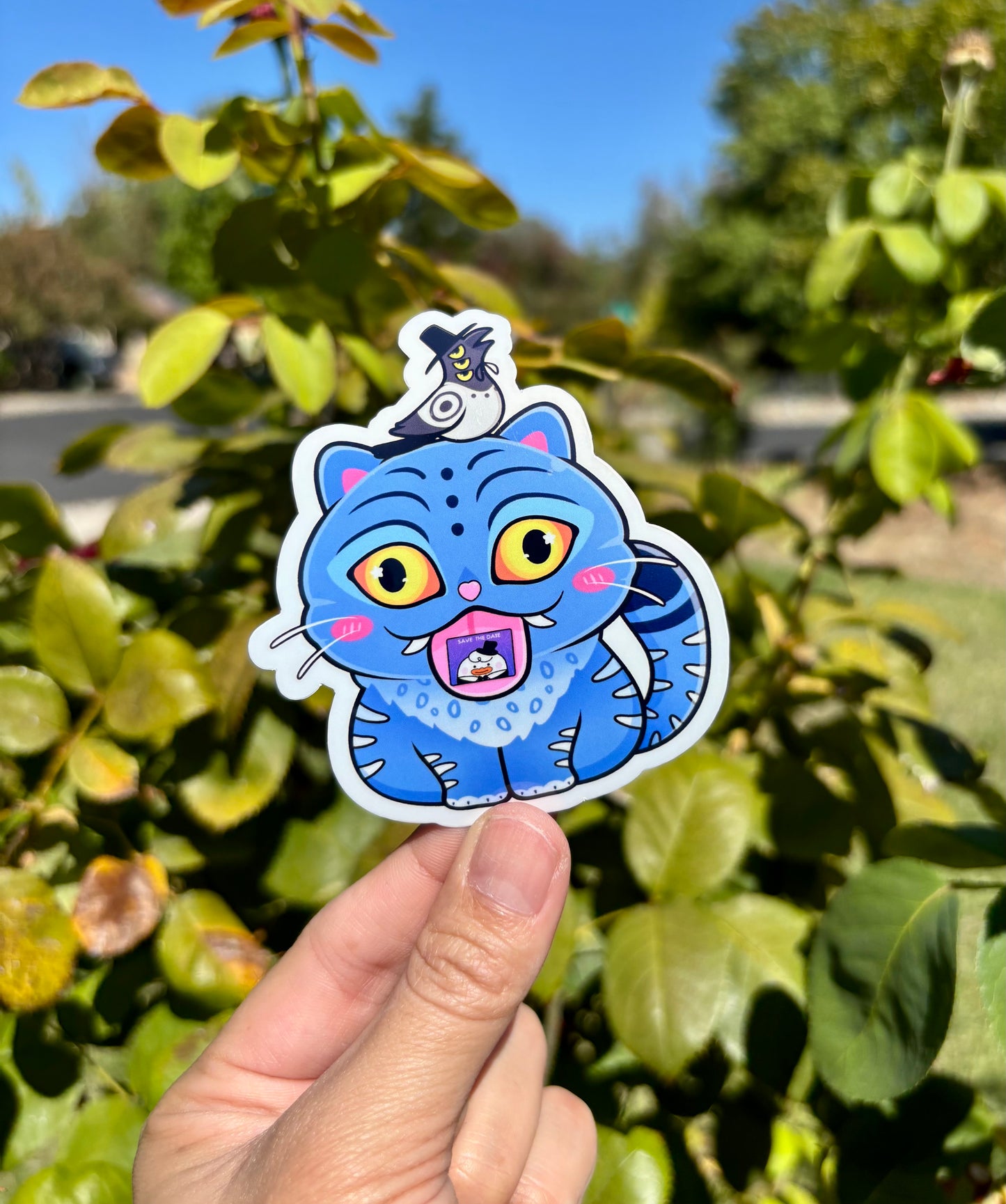 Kpop Demon Hunter Derpy Tiger Cat Save the Date|Hello Friend