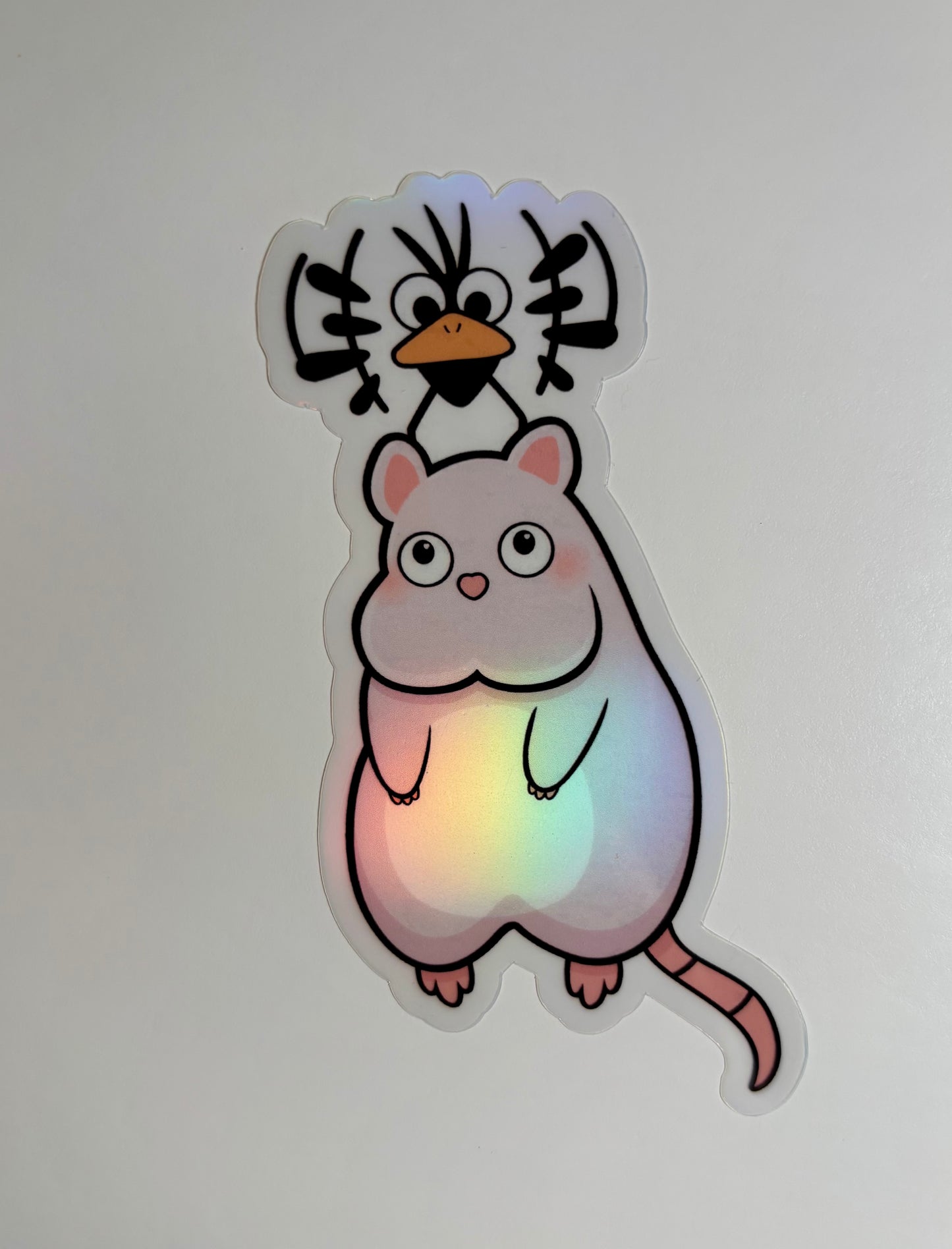Spirited Away Stickers: Boh Mouse & Yu-Bird - Waterproof Anime Decal