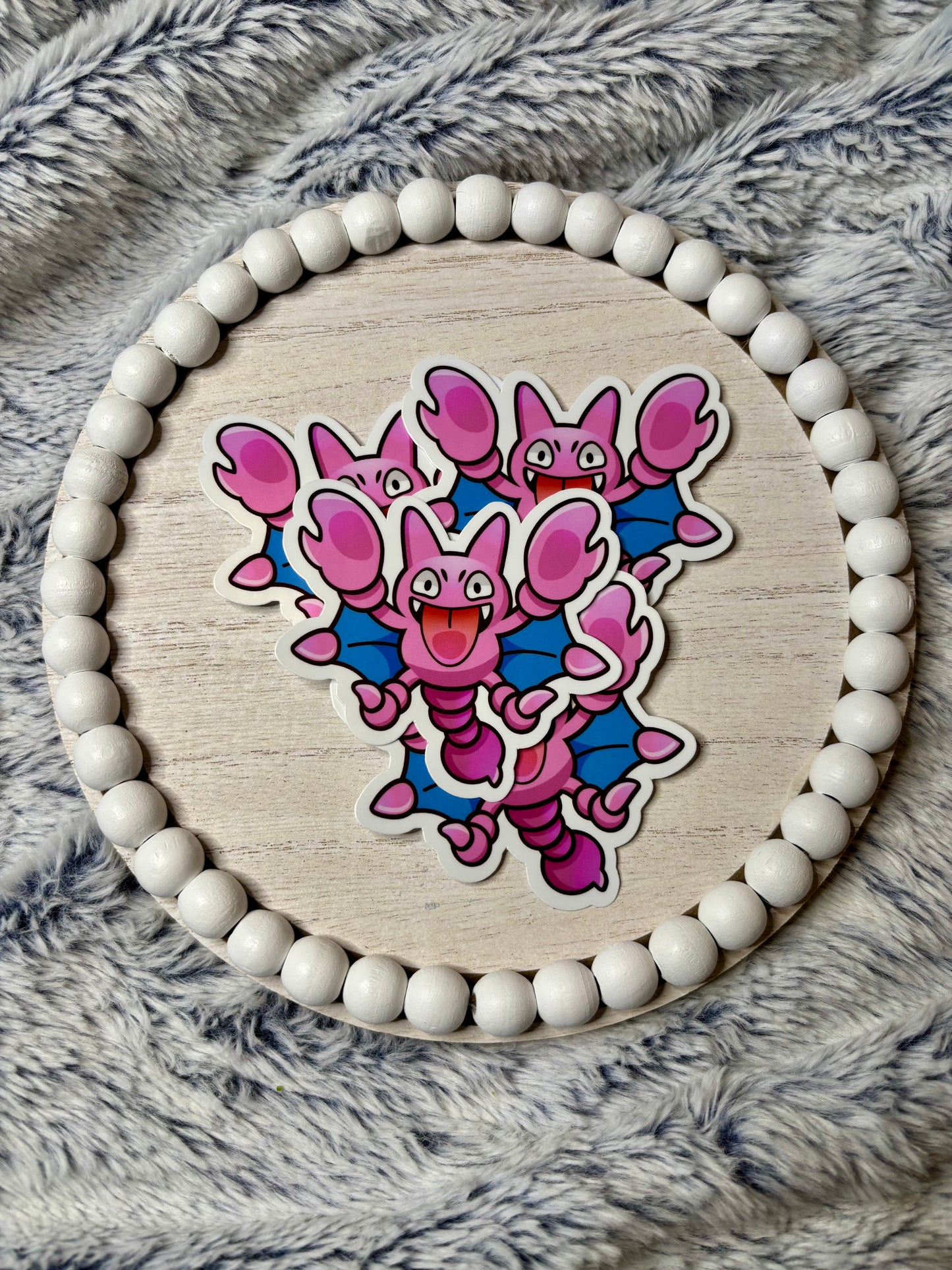 Purple Flyer Vinyl Sticker