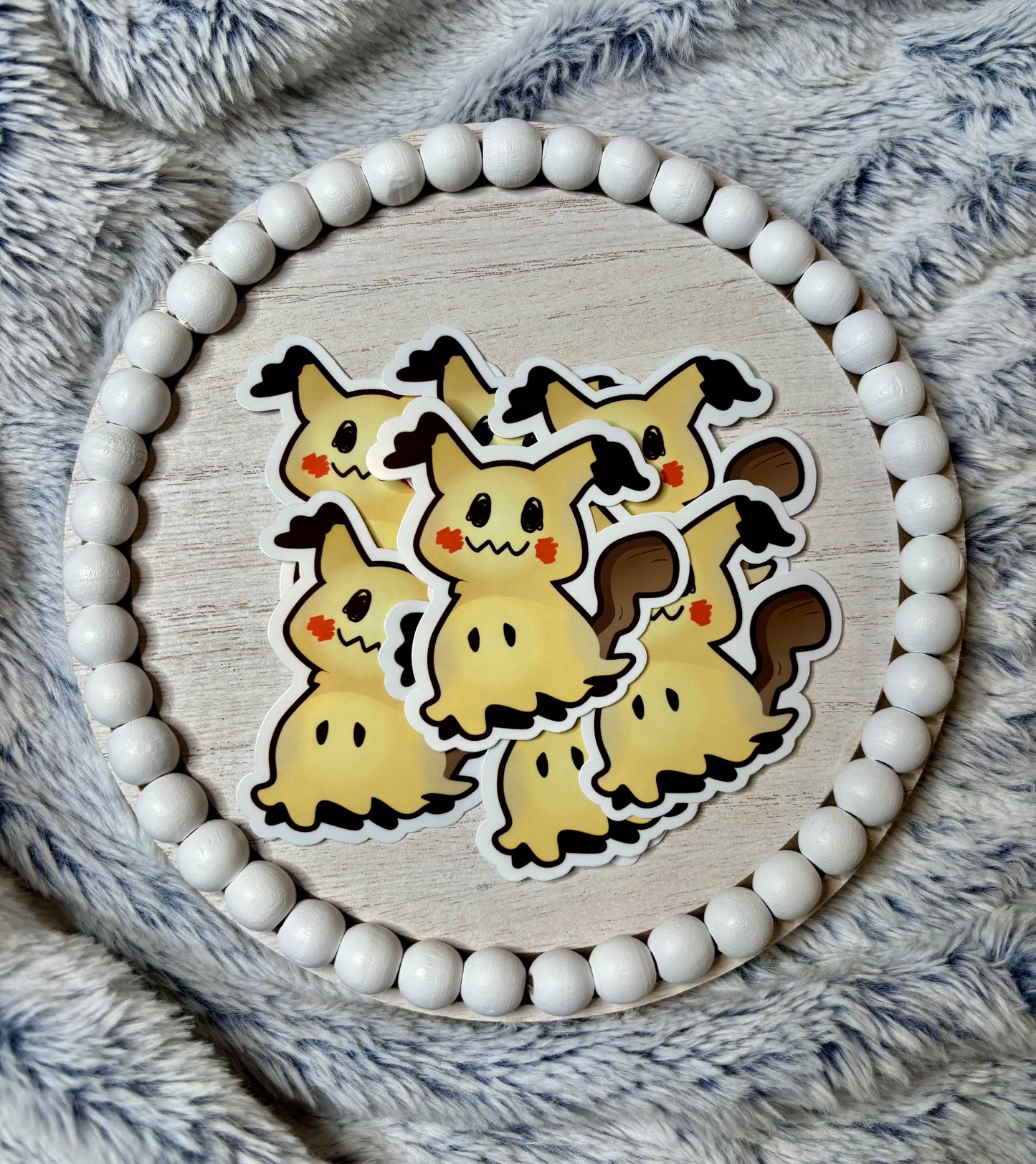 Yellow Ghost Vinyl Sticker