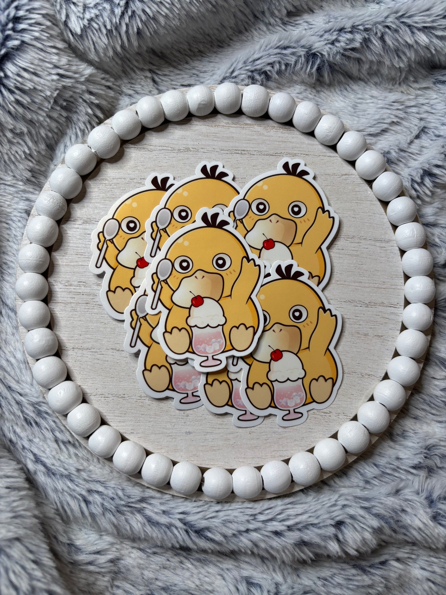 Cream Soda Ducky Vinyl Sticker