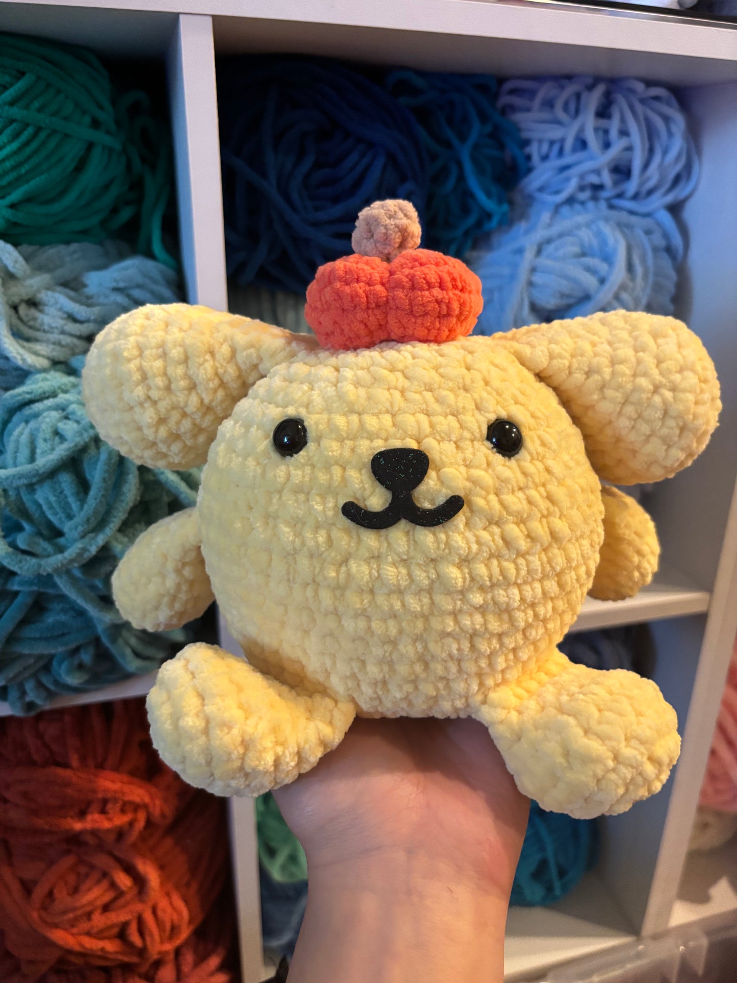 Pompompurin Crochet Plushie, Sanrio Crochet Plushie, Hello Kitty Crochet Plushie, Anime Crochet, Personalized Gift, Gift for her