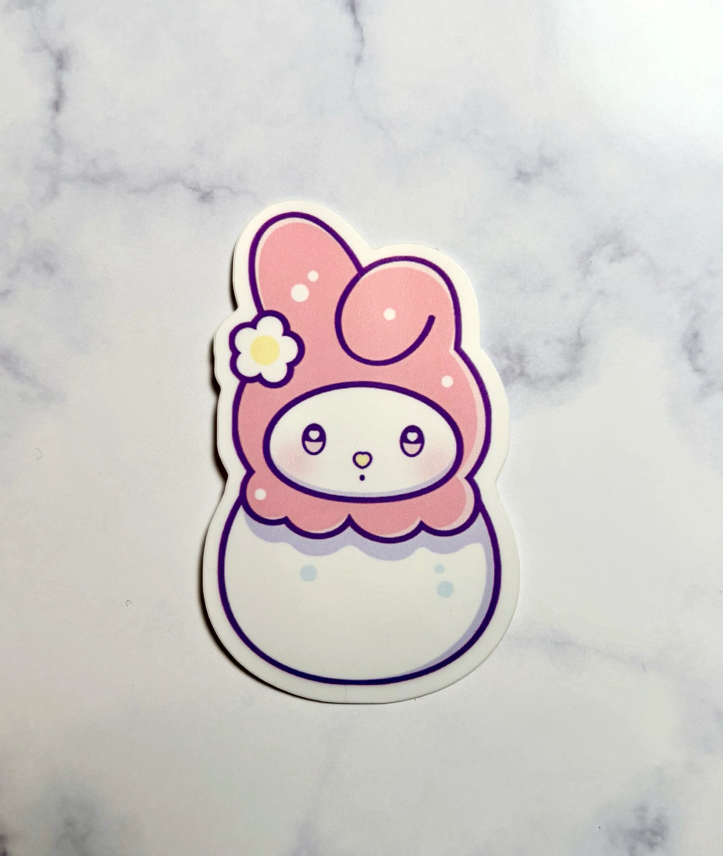 Sanrio Character Snowman Stickers, Hello Kitty, Kuromi, My Melody