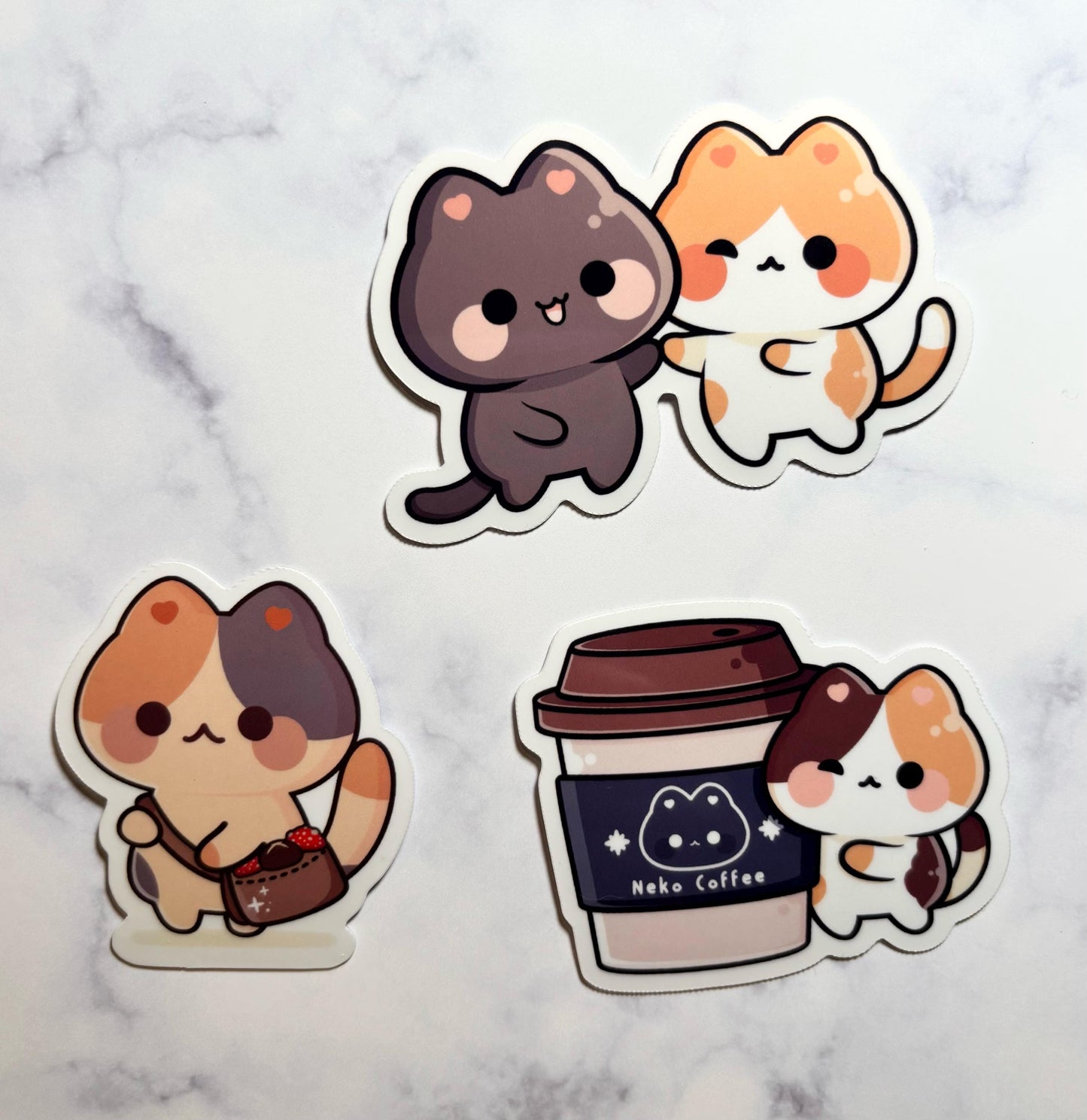 Kawaii Cat Sticker|Cat Sticker|Mushroom Cat Sticker|Personalized Gift|Gift for her|Gift for him|Valentines Gift
