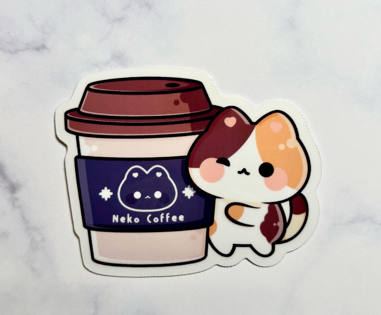 Kawaii Cat Sticker|Cat Sticker|Mushroom Cat Sticker|Personalized Gift|Gift for her|Gift for him|Valentines Gift