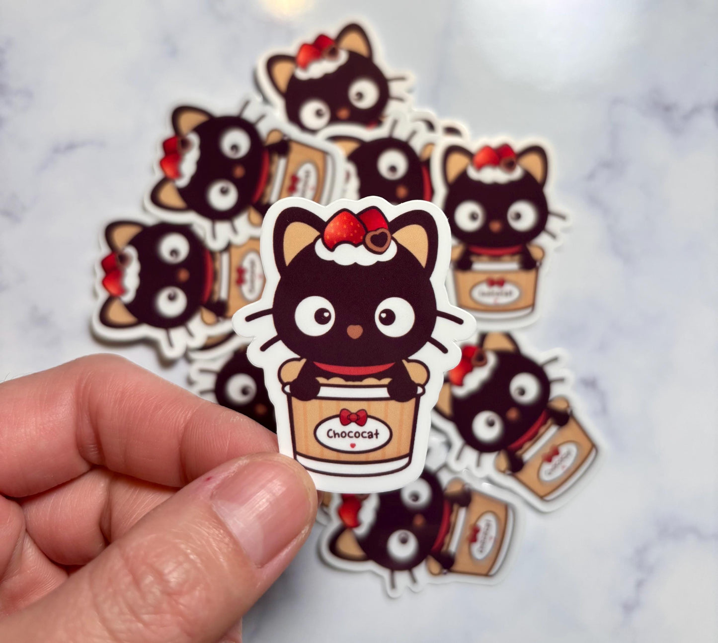 Sanrio Stickers Chococat|Hello Kitty Sticker|Sanrio Sticker|Anime Sticker|Phone Sticker|Laptop Sticker|Water bottle Sticker|Valentines Gift
