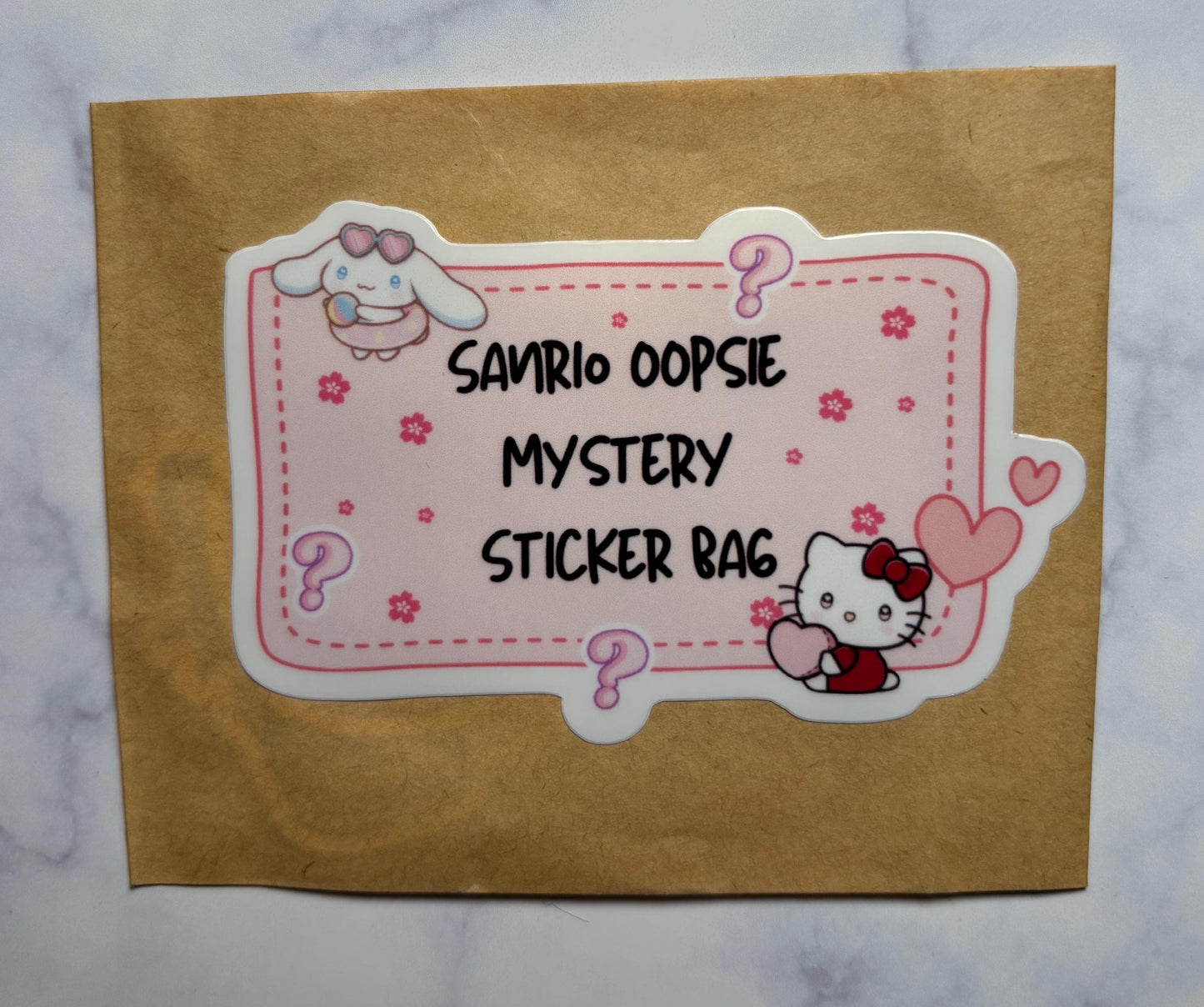 Sanrio Oopsie Mystery Sticker Bag|Hello Kitty Sticker|Sanrio Sticker|B+ Grade|Anime Sticker|Kawaii Sticker|Valentines Day Gift|Gift for her|