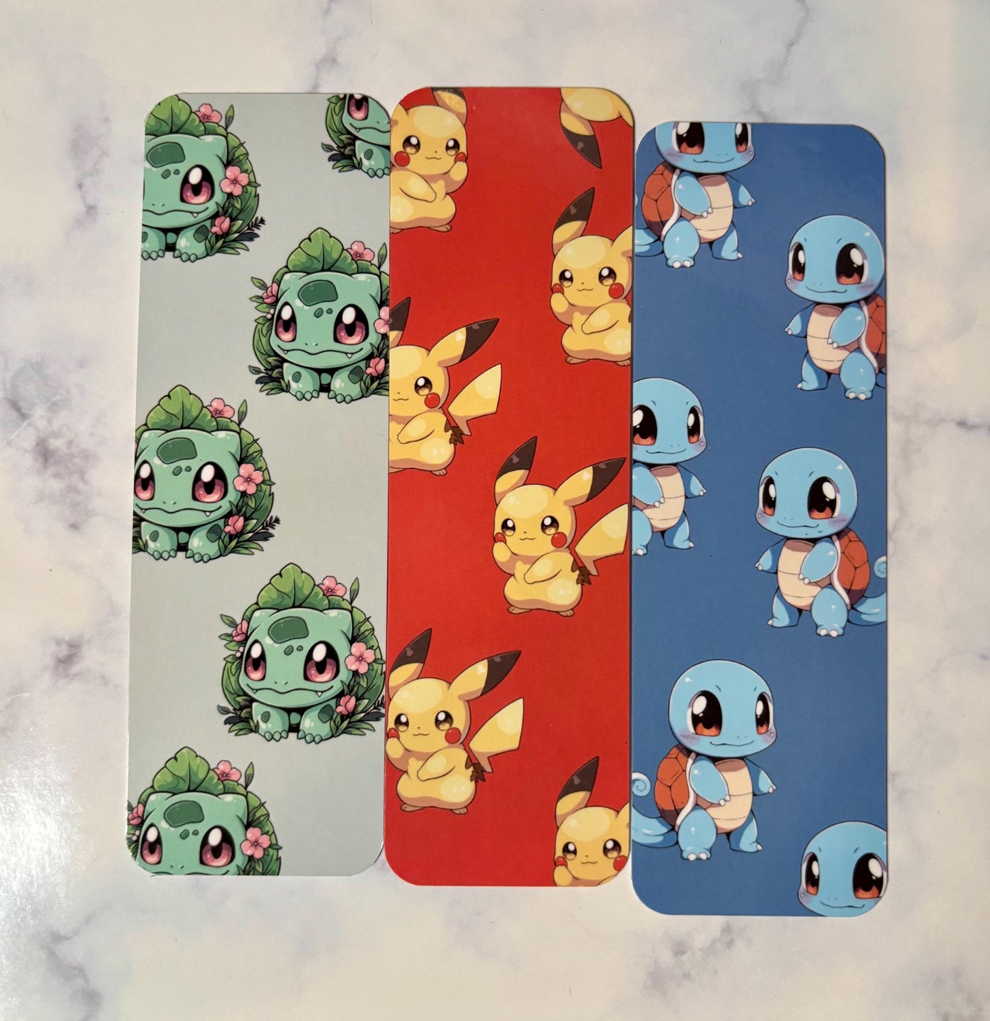 Laminated Pokemon Bookmarks|Bookish|Cute Bookmarks|Fan Merchanidise|Pokemon Lover Gift|Collectors|Anime Bookmarks
