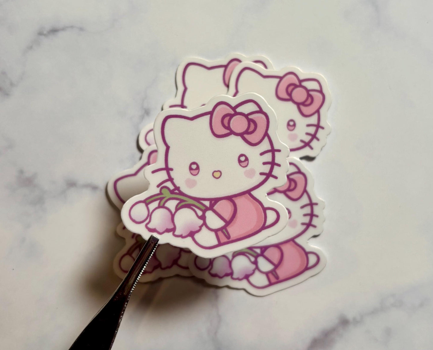 Hello Kitty Sticker|Sanrio Sticker|Anime Sticker|Kawaii Sticker|Phone Stickers|Laptop sticker|Waterbottle Sticker|Gift for her