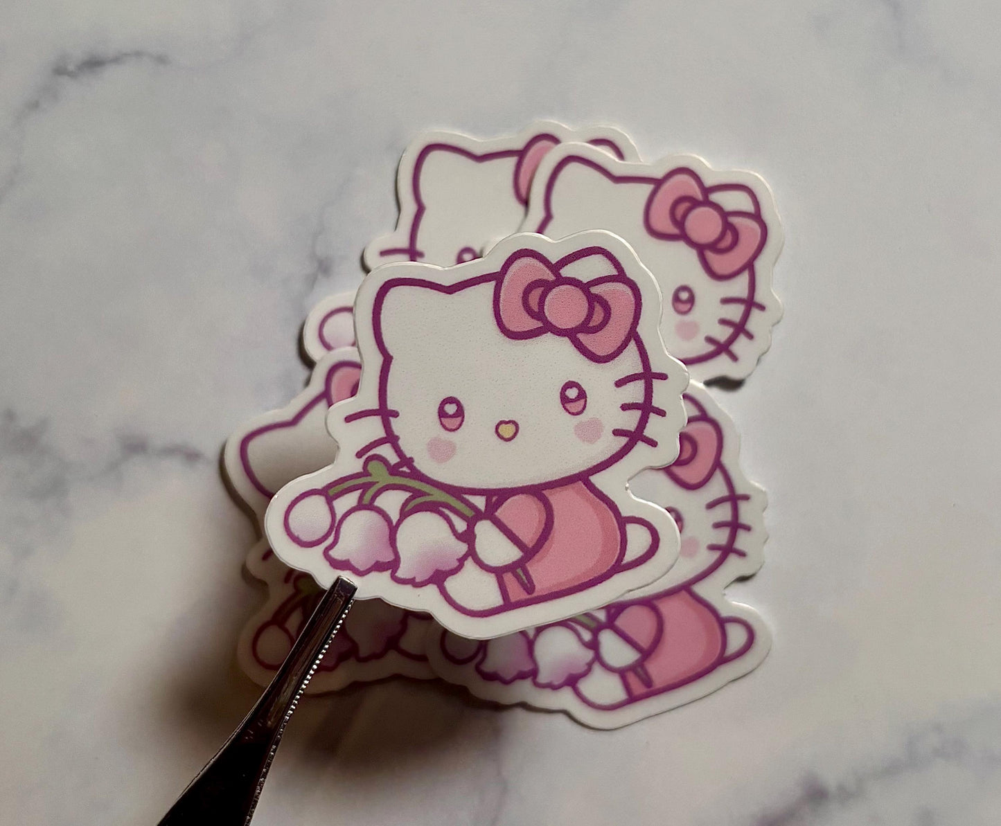 Hello Kitty Sticker|Sanrio Sticker|Anime Sticker|Kawaii Sticker|Phone Stickers|Laptop sticker|Waterbottle Sticker|Gift for her