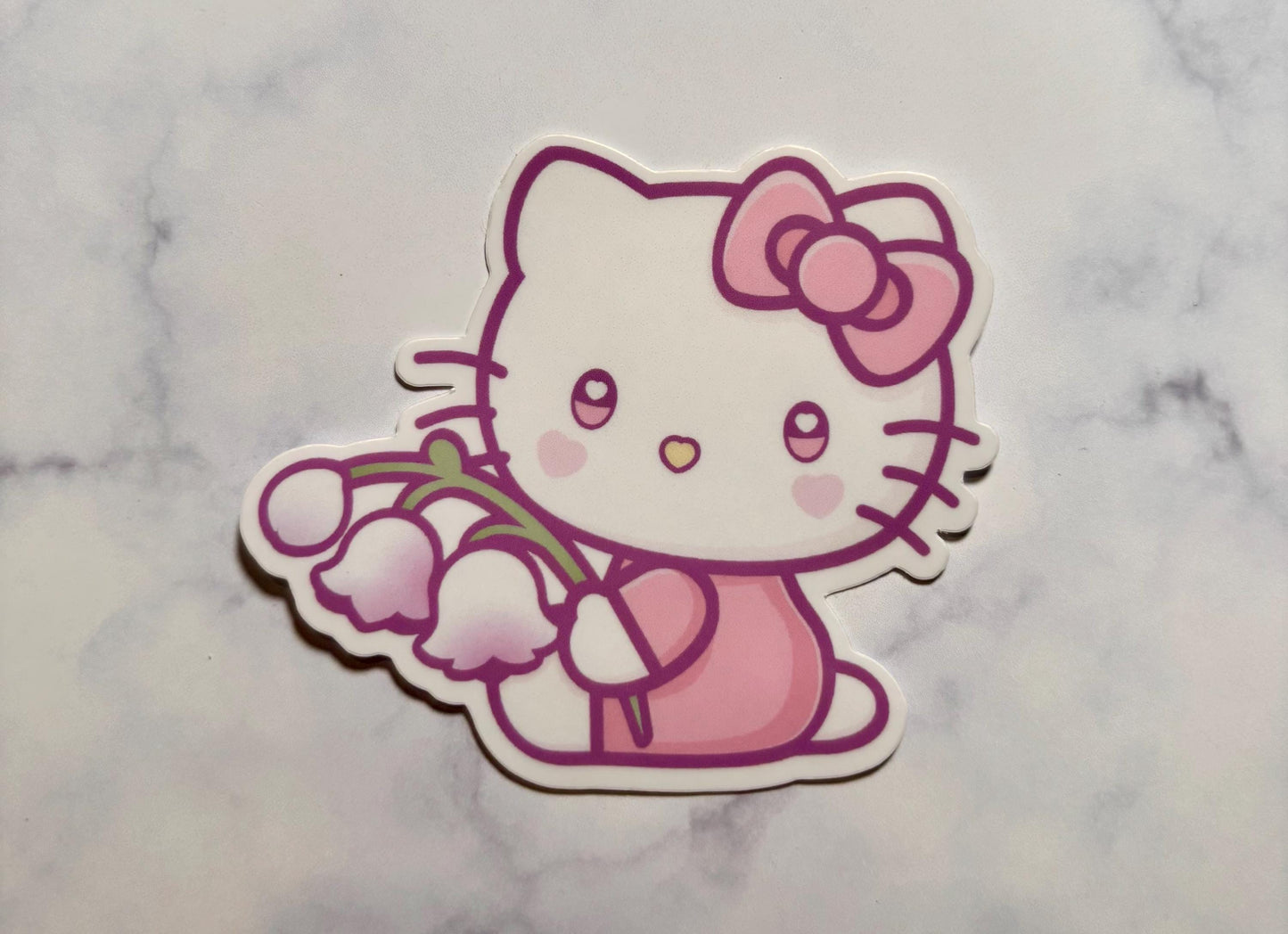 Hello Kitty Sticker|Sanrio Sticker|Anime Sticker|Kawaii Sticker|Phone Stickers|Laptop sticker|Waterbottle Sticker|Gift for her