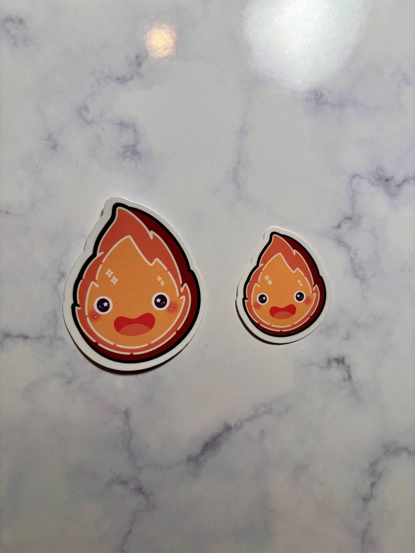 Studio Ghibli Sticker|Howls Moving Castle Calcifer Sticker|Anime Sticker|Sticker lover Gift|Gift for her|Valentines Gift|Gifts under 10