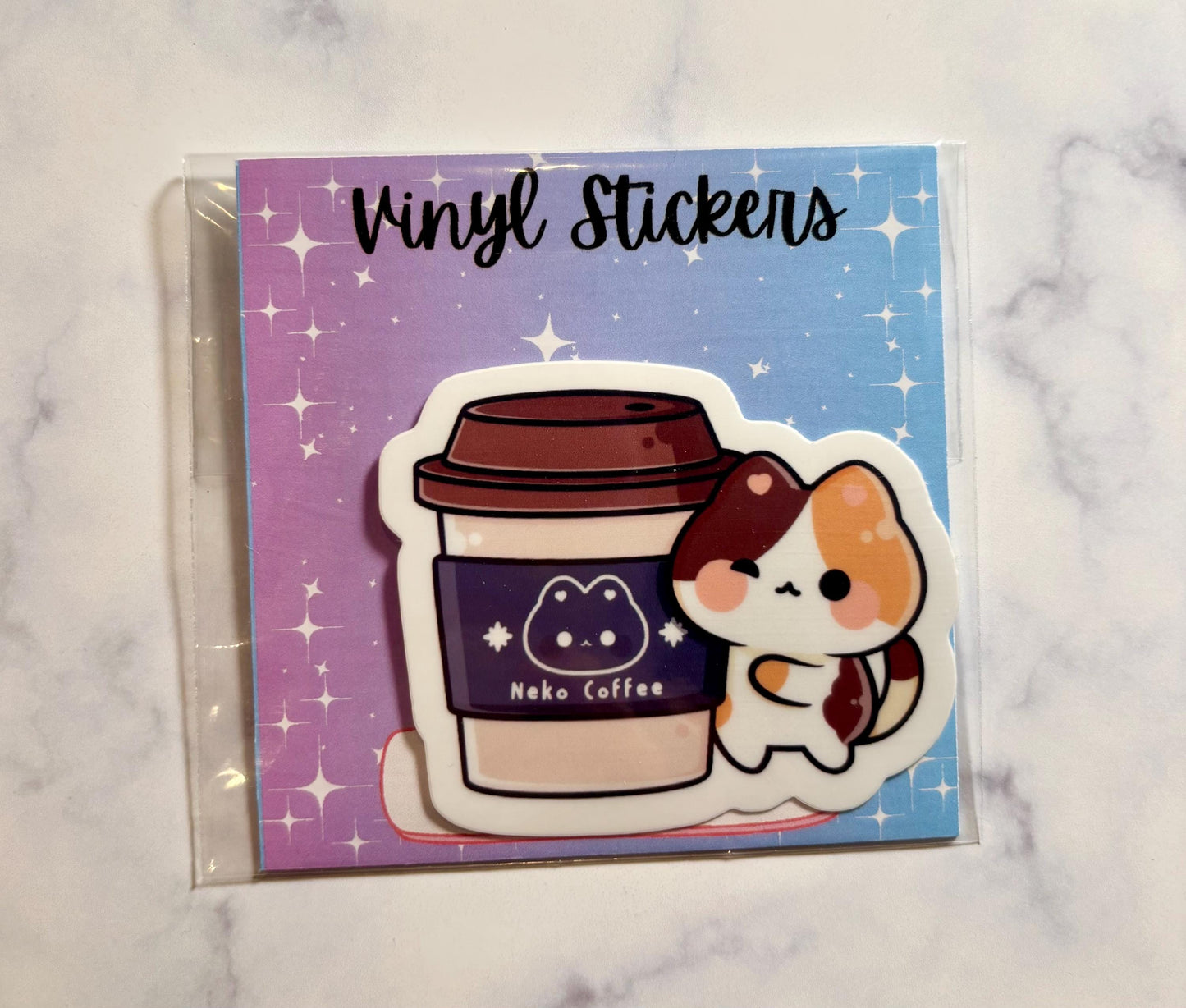 Kawaii Cat Sticker|Cat Sticker|Mushroom Cat Sticker|Personalized Gift|Gift for her|Gift for him|Valentines Gift