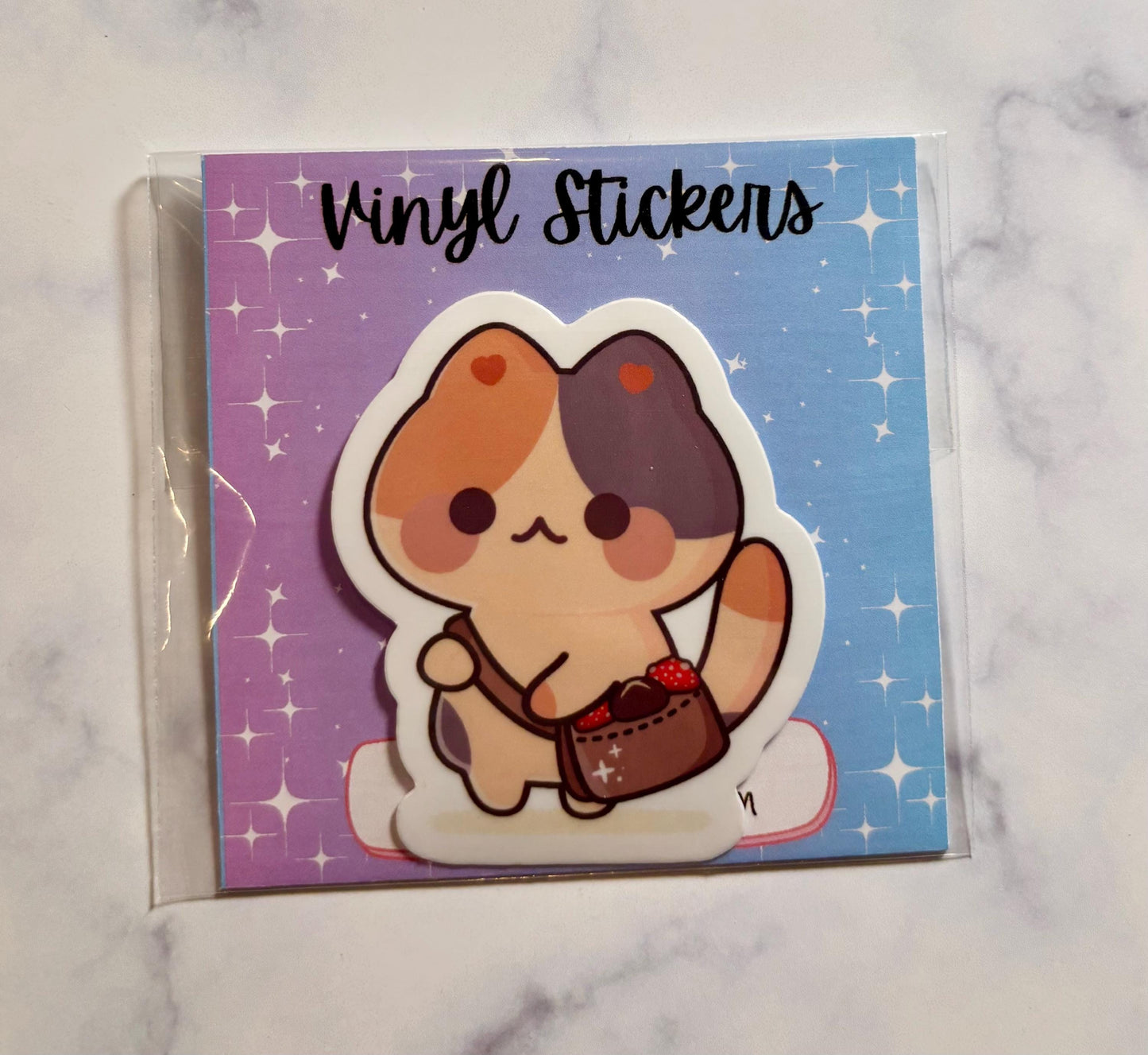 Kawaii Cat Sticker|Cat Sticker|Mushroom Cat Sticker|Personalized Gift|Gift for her|Gift for him|Valentines Gift