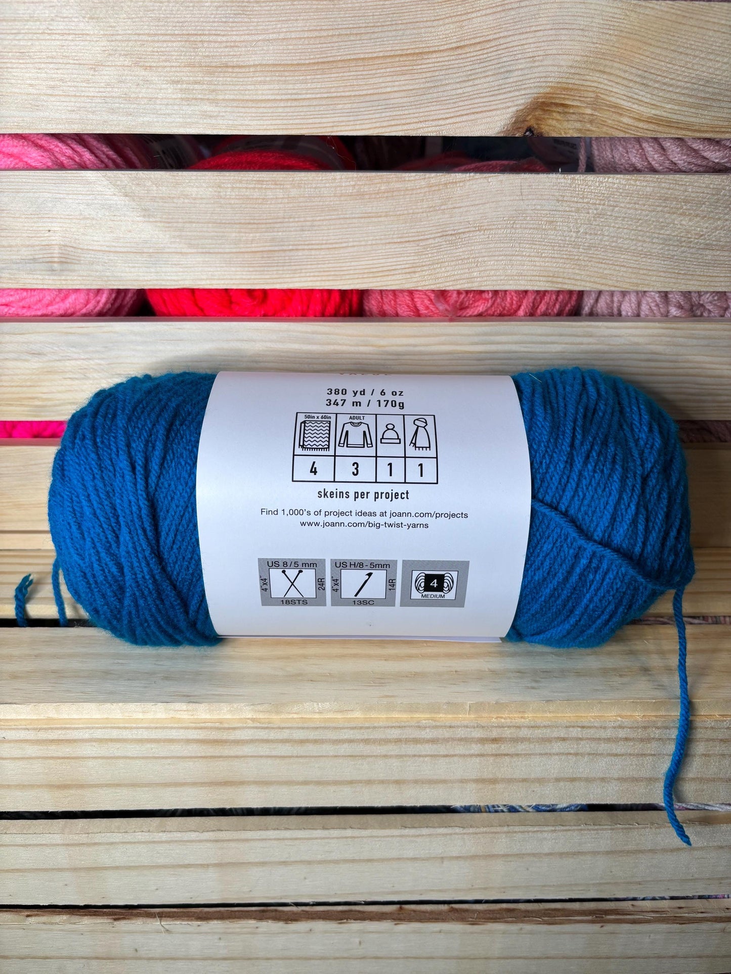 Big Twist Sapphire Blue Value Yarn