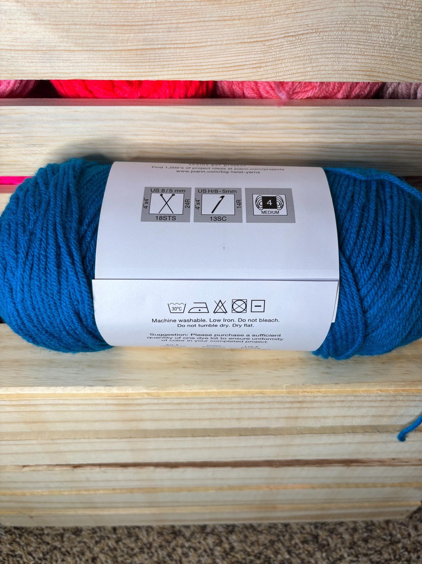 Big Twist Sapphire Blue Value Yarn