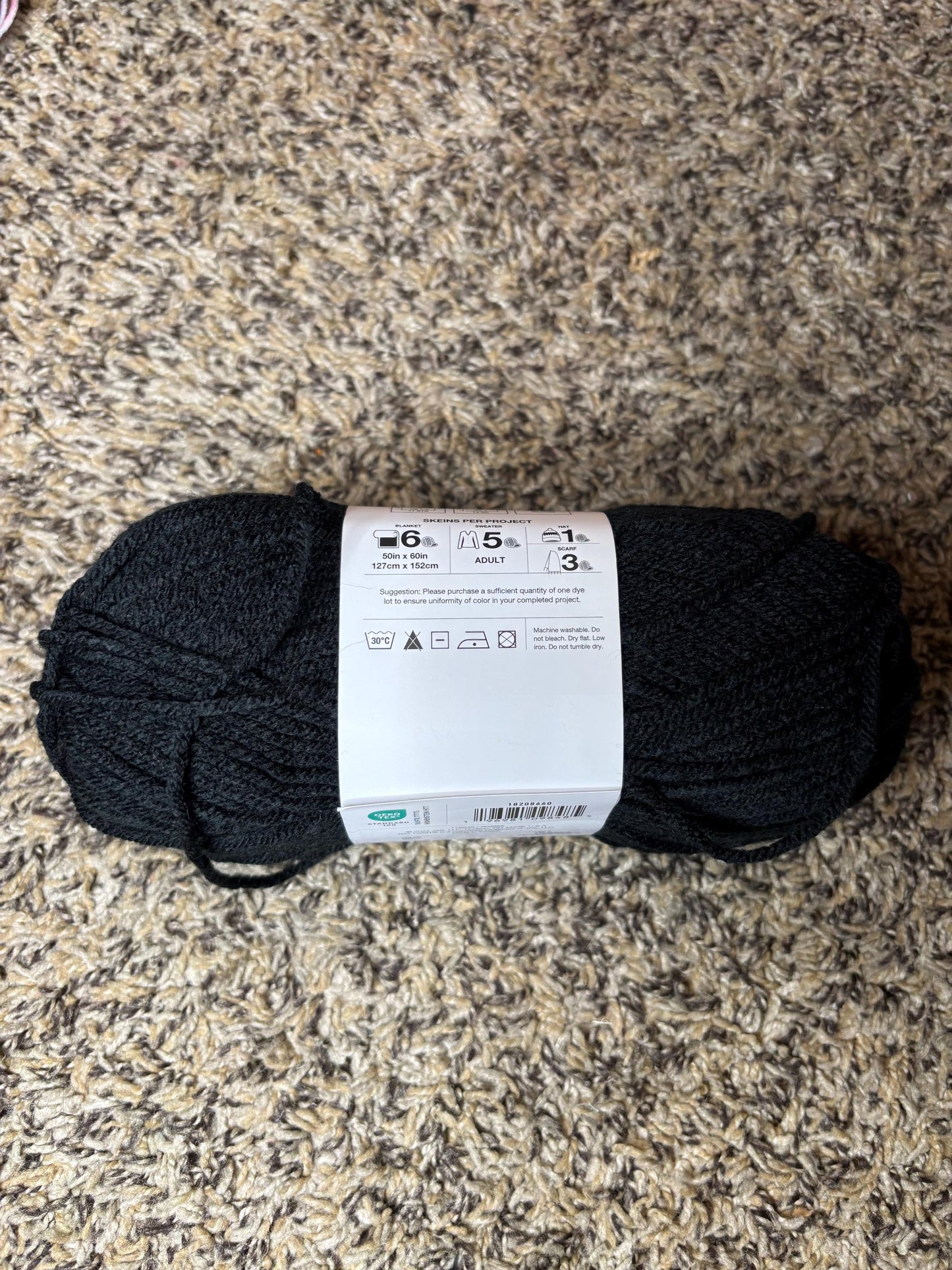 Big Twist Black Living Yarn