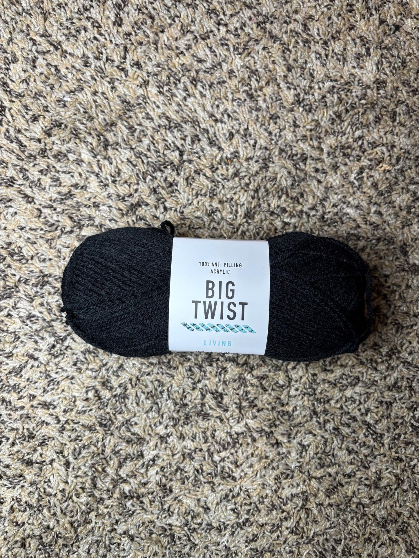 Big Twist Black Living Yarn