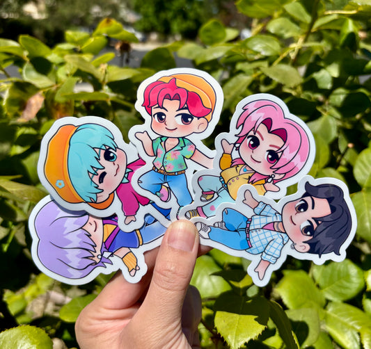 Kpop Demon Hunter Demon Saja Boys Stickers - Glossy & Waterproof Vinyl Stickers