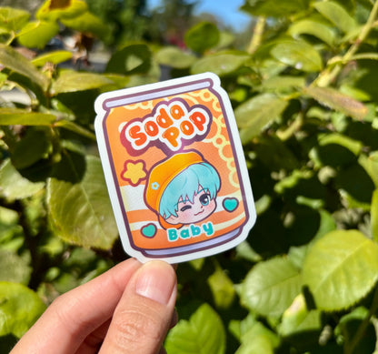 Kpop Demon Hunter Soda Pop Stickers – Waterproof Glossy Vinyl Sticker Set