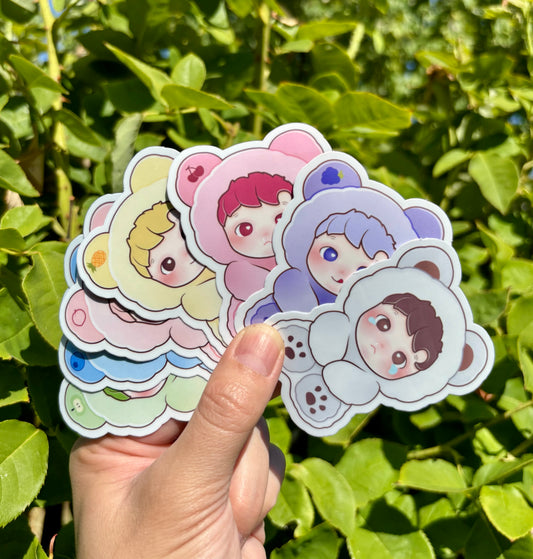 Hacipupu Gummy Bear Sticker: Waterproof Laptop, Phone, Water Bottle Decal
