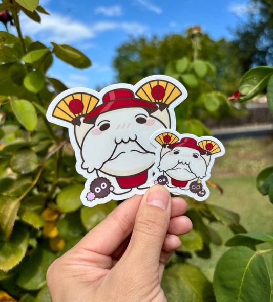 Spirited Away Radish Spirit Waterproof Sticker - Studio Ghibli Anime Decal