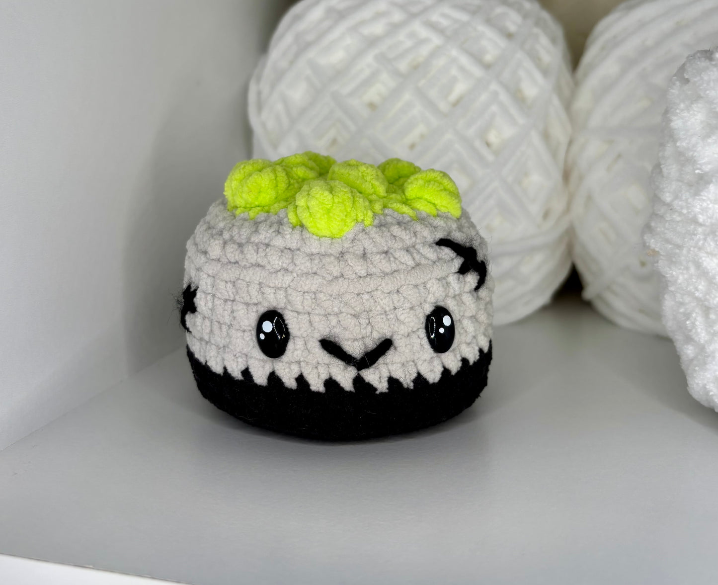 Zombie Cheesecake Crochet Plushie