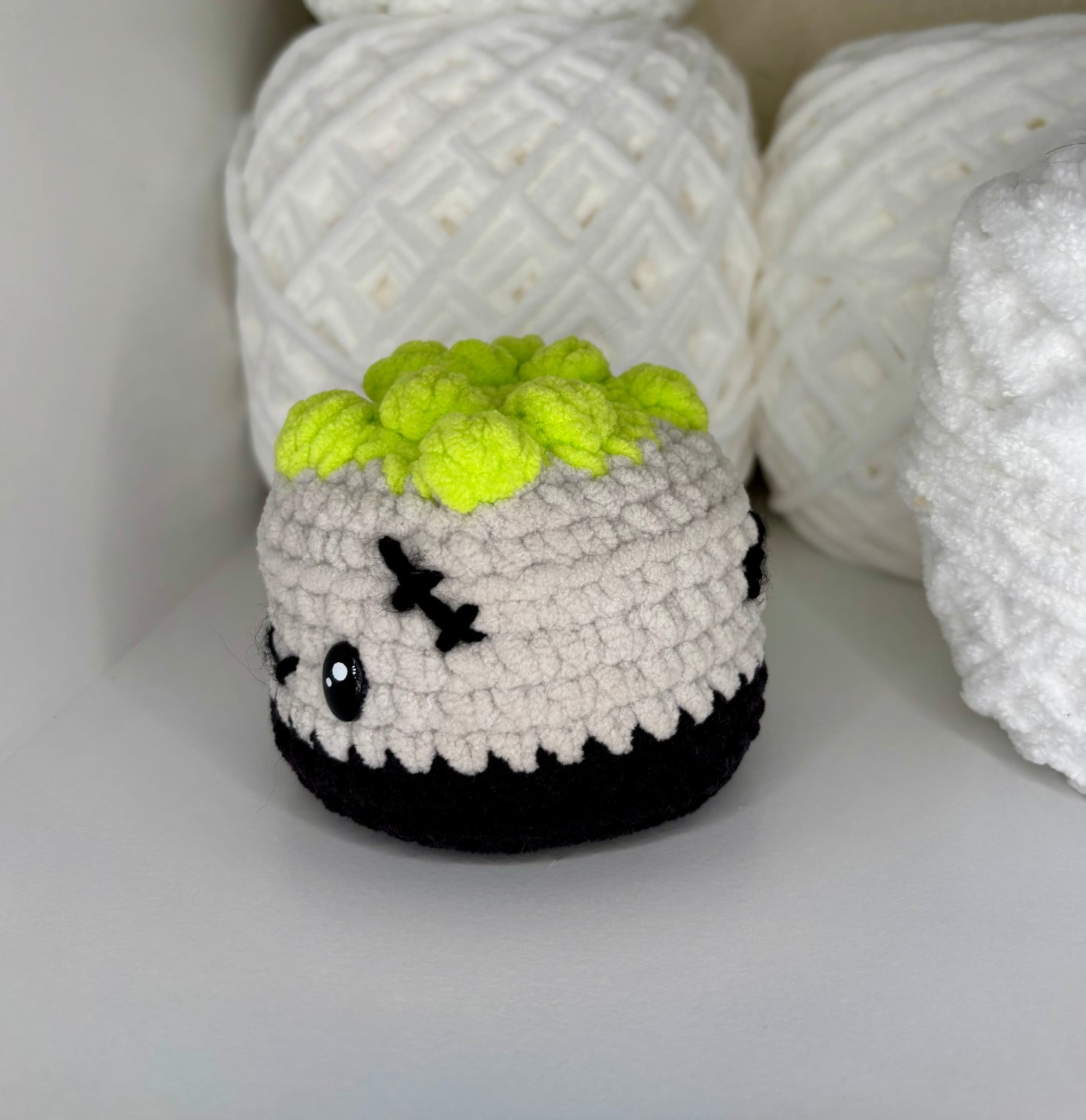 Zombie Cheesecake Crochet Plushie