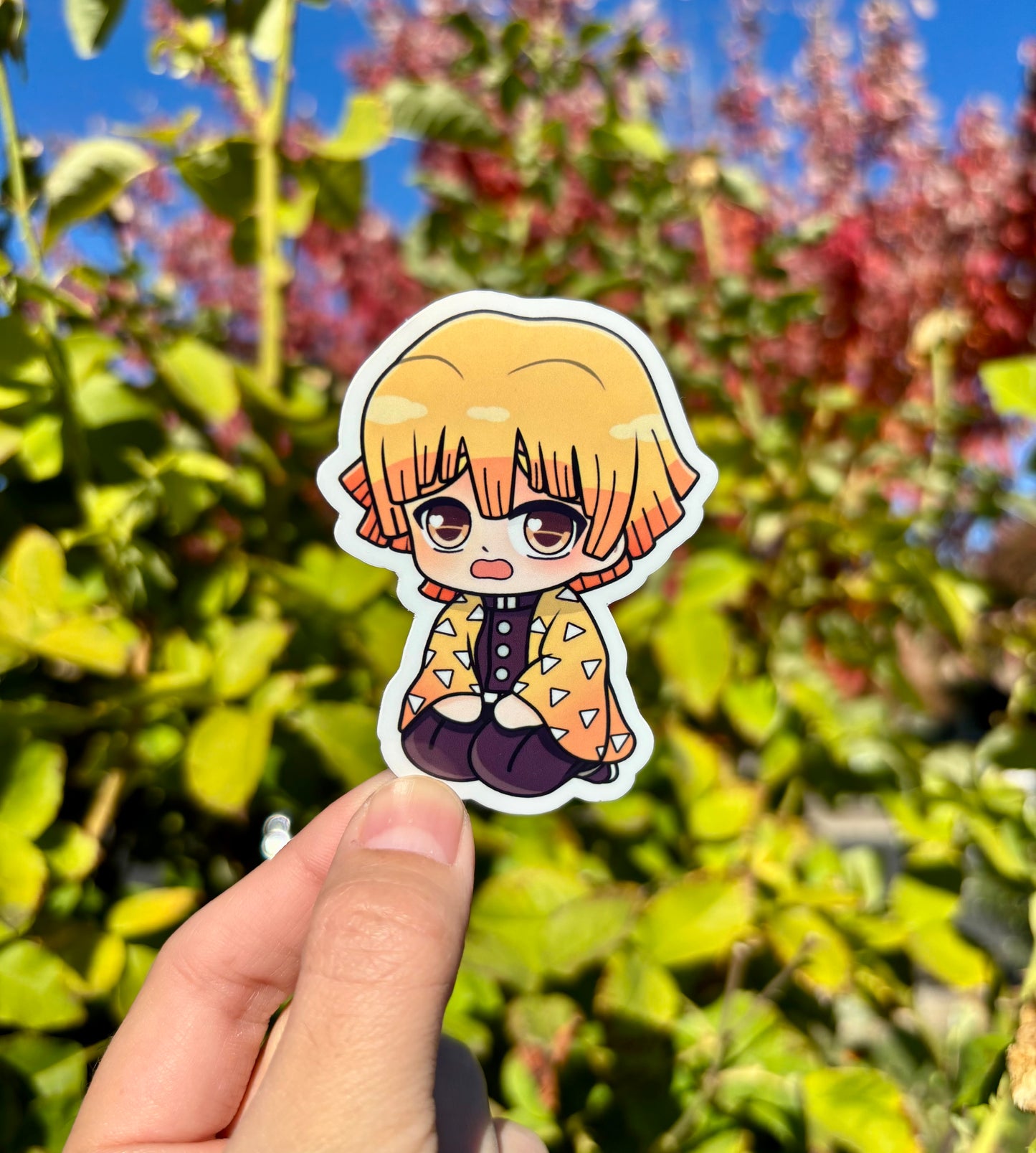 Giyu, Zenitsu & Inosuke Demon Slayer Anime Stickers - Waterproof Laptop Stickers