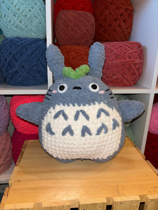 Blue Totoro Crochet Plushie